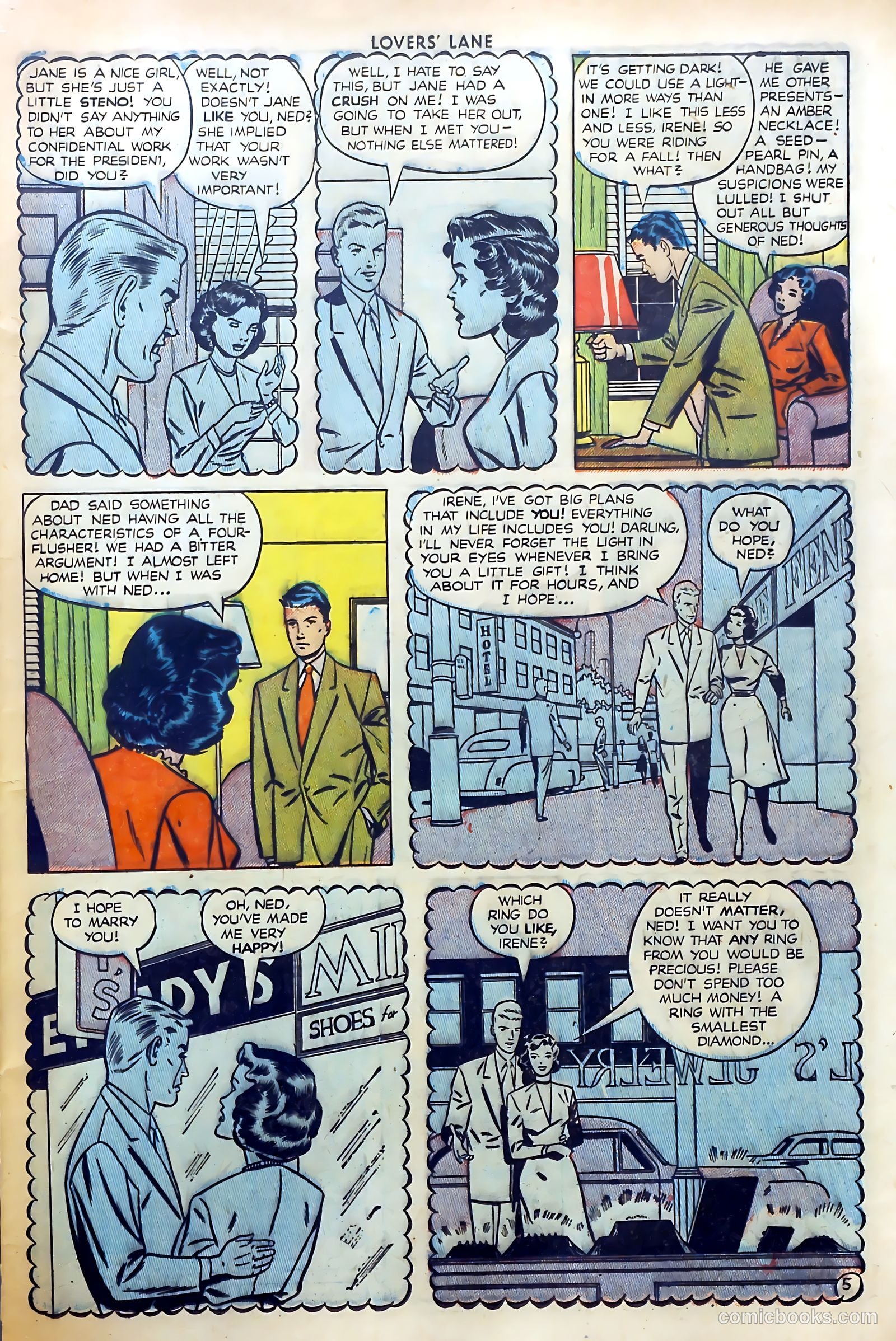 Lovers' Lane #7 (1950) — page 33 of 52