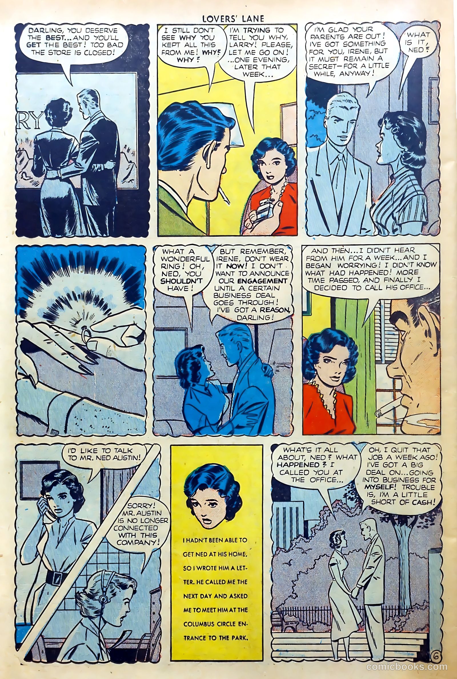 Lovers' Lane #7 (1950) — page 34 of 52