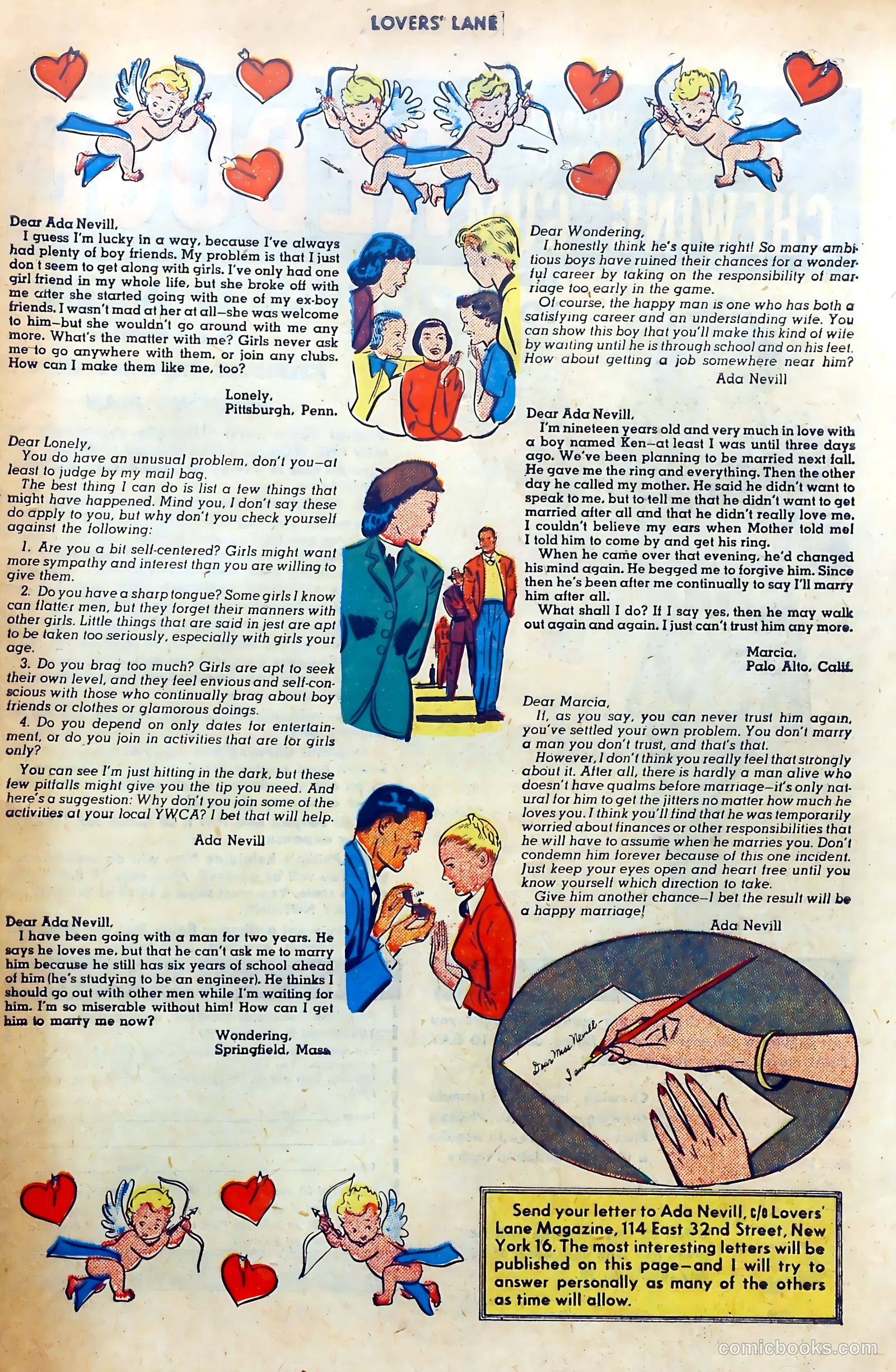 Lovers' Lane #7 (1950) — page 39 of 52