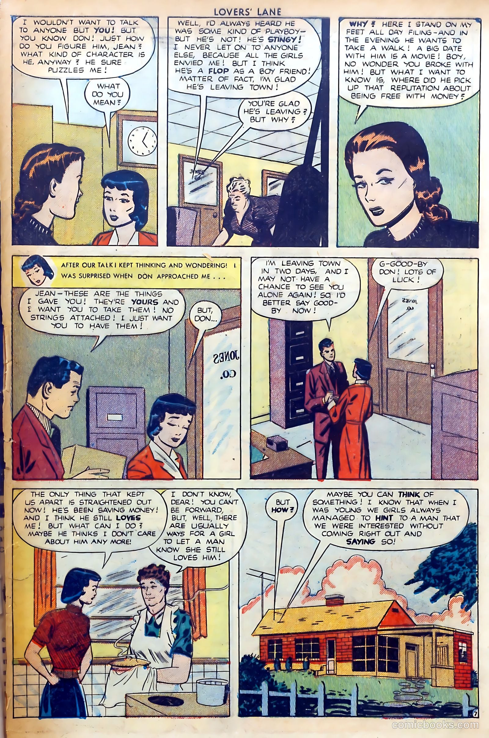Lovers' Lane #7 (1950) — page 47 of 52