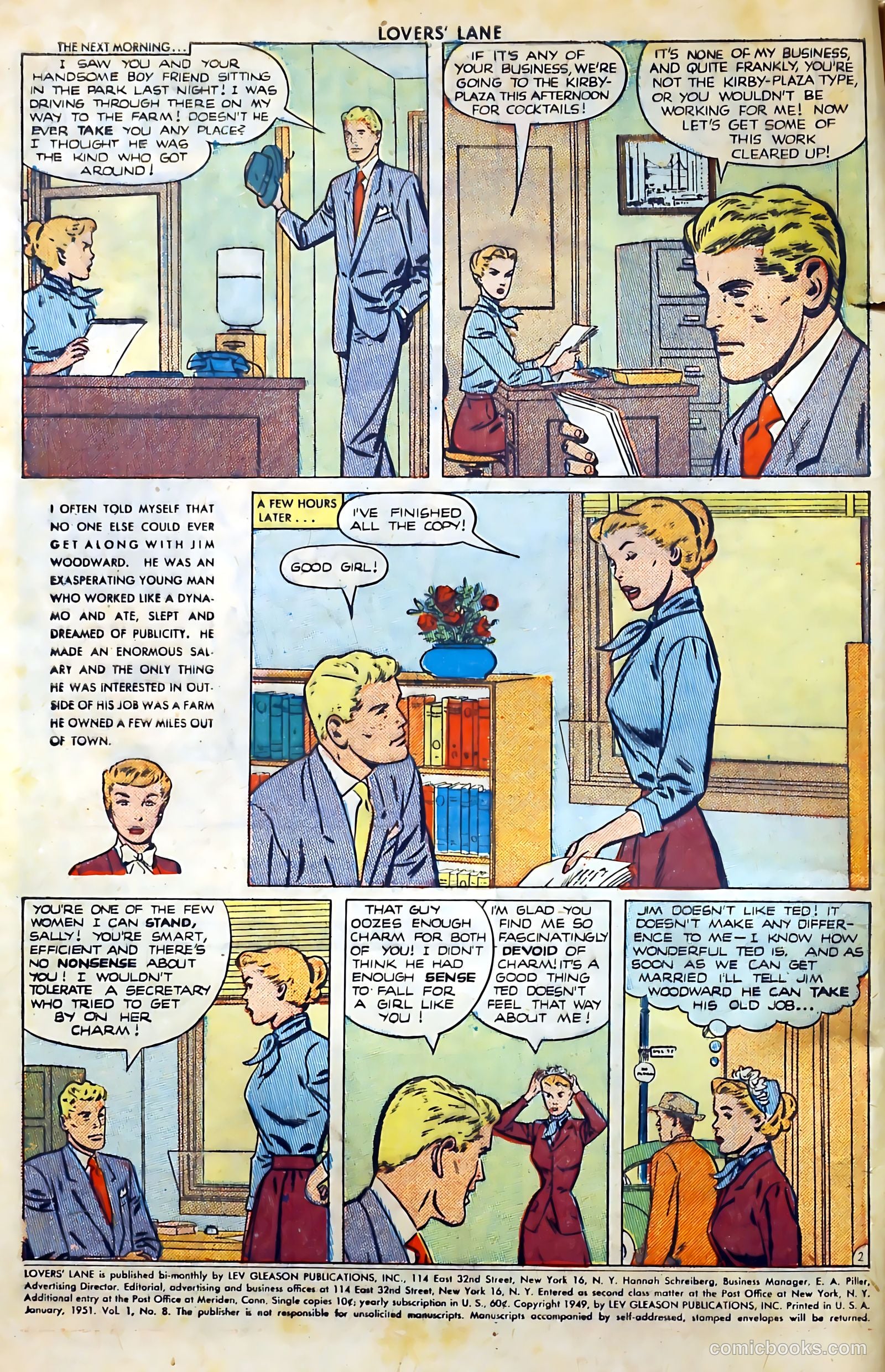 Lovers' Lane #8 (1950) — page 4 of 53