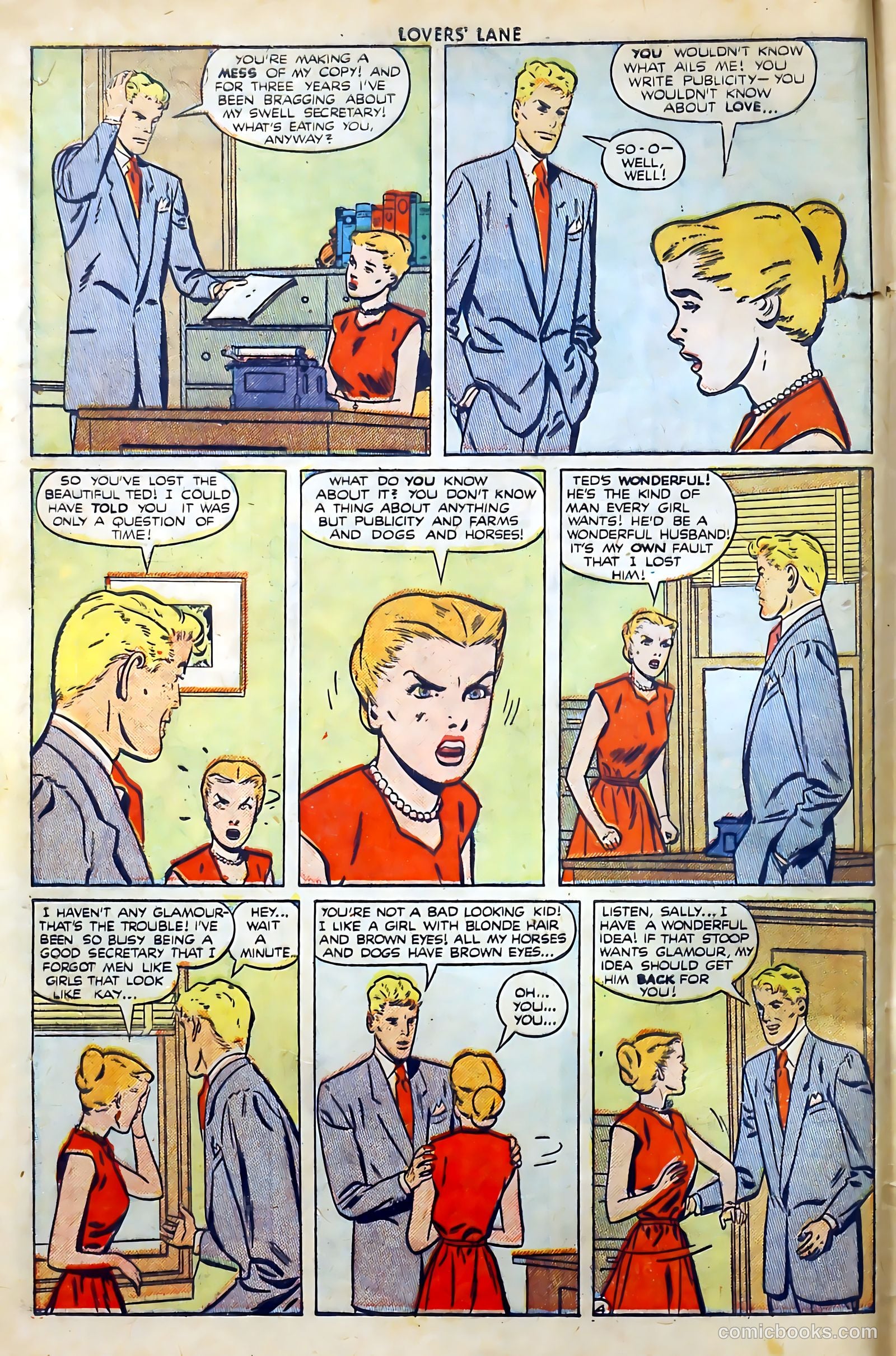 Lovers' Lane #8 (1950) — page 6 of 53