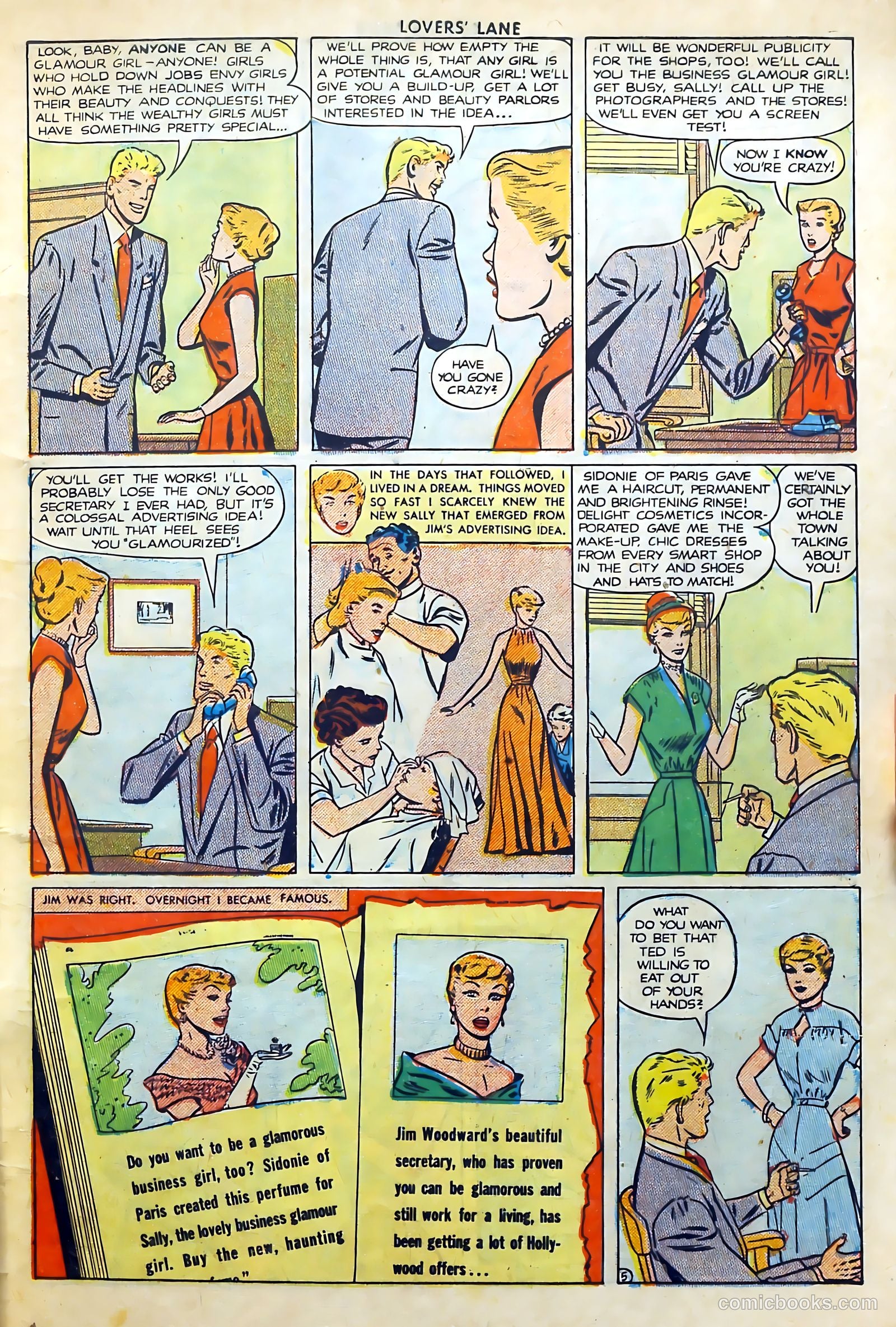Lovers' Lane #8 (1950) — page 7 of 53