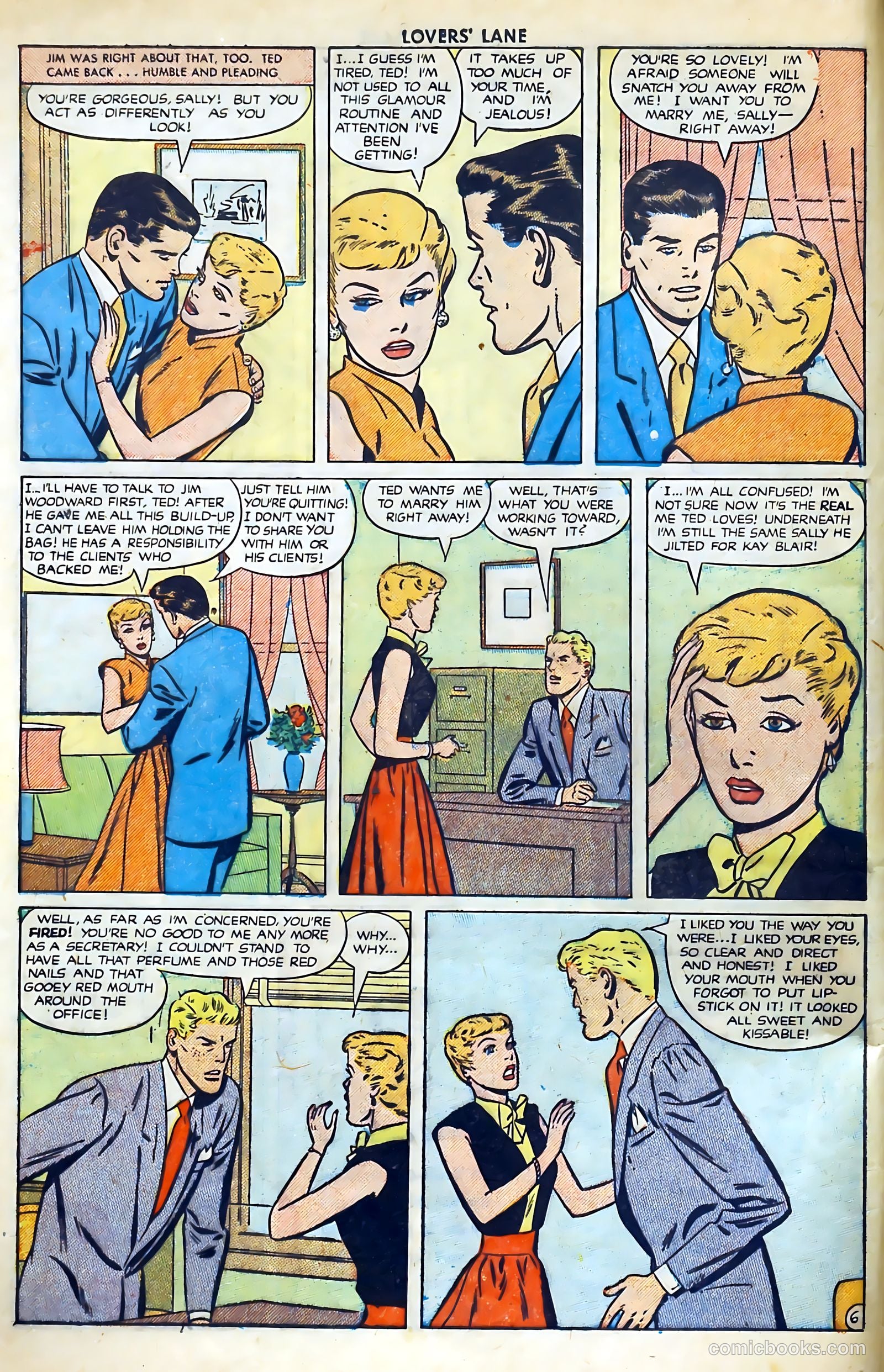 Lovers' Lane #8 (1950) — page 8 of 53