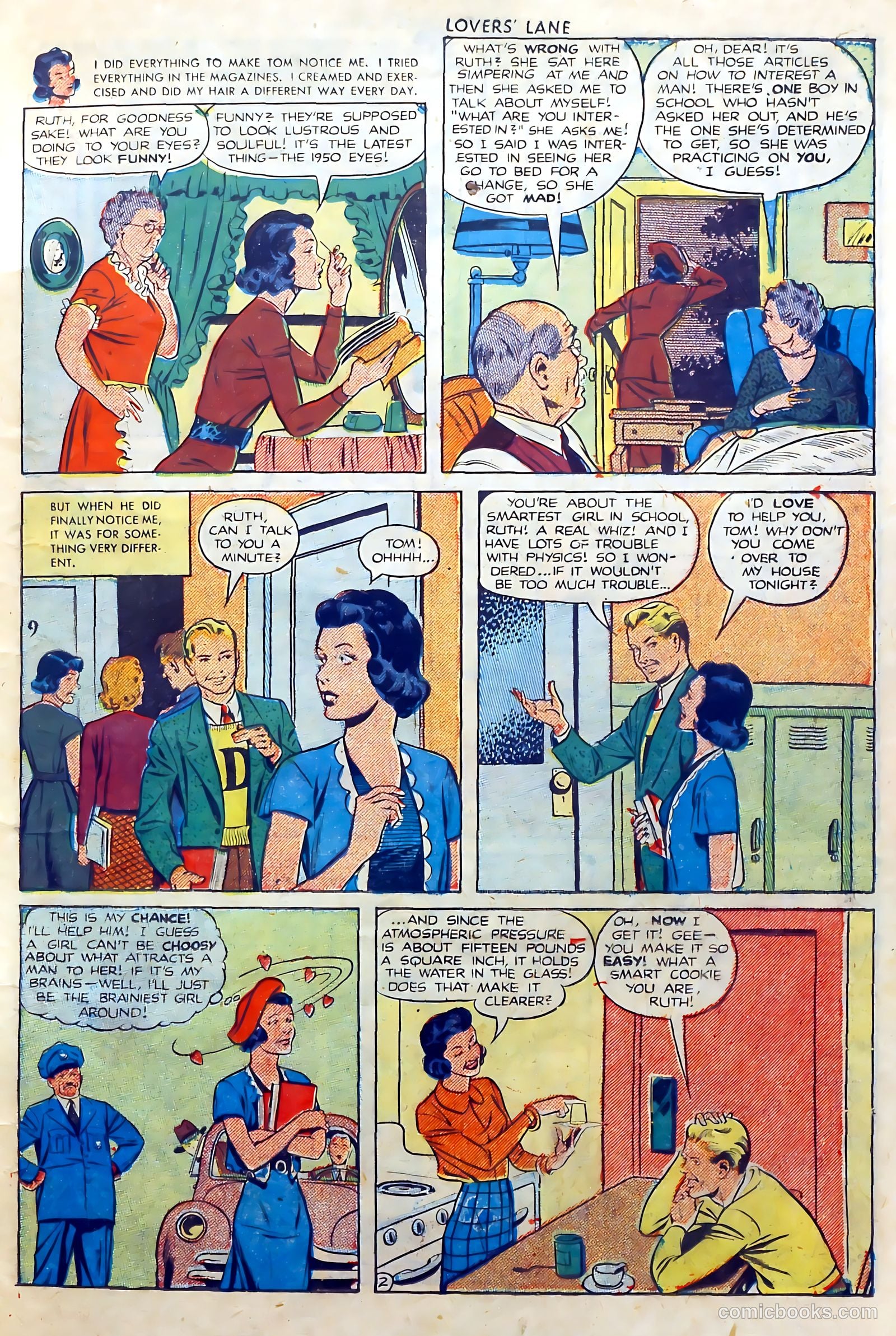 Lovers' Lane #8 (1950) — page 15 of 53