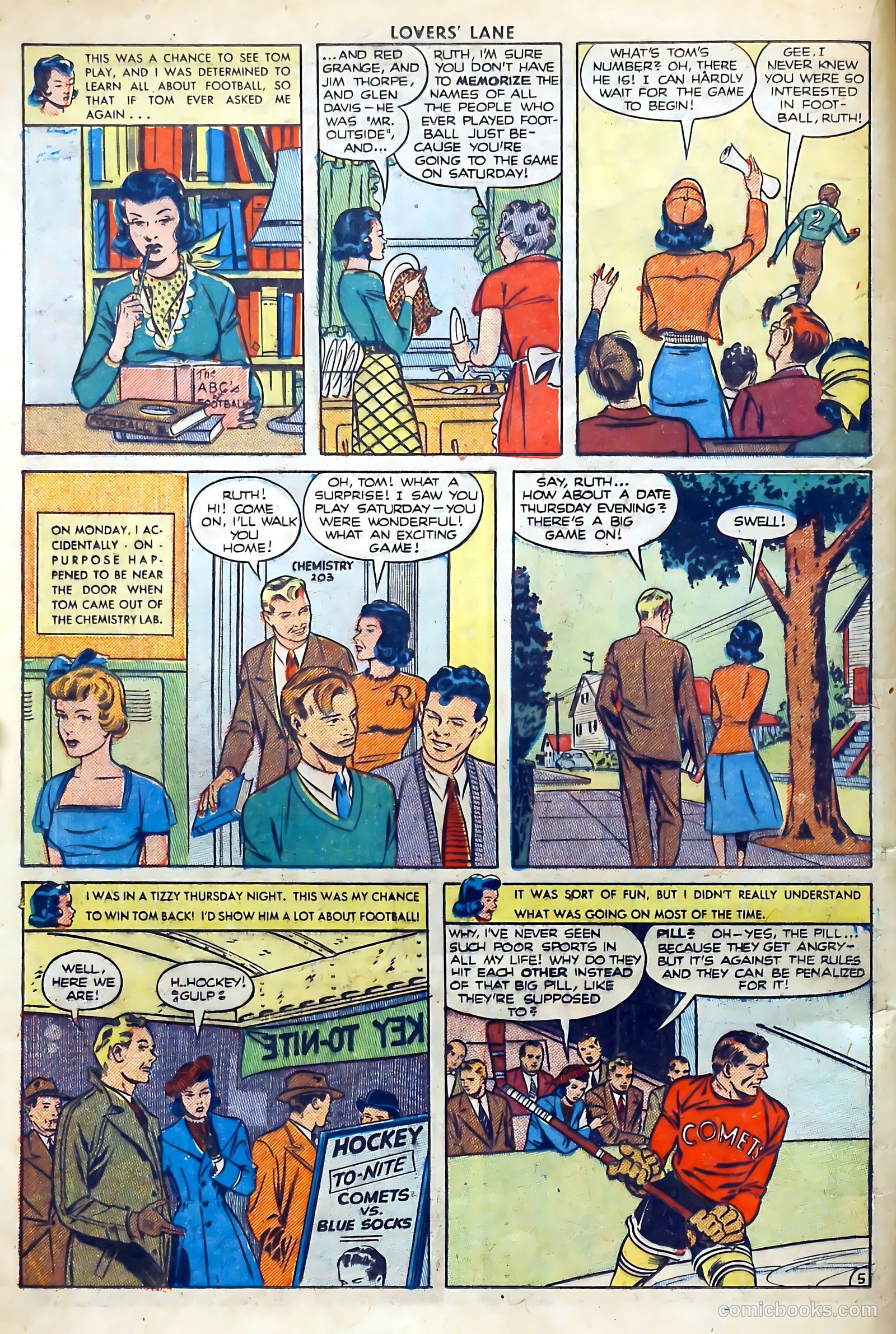 Lovers' Lane #8 (1950) — page 18 of 53