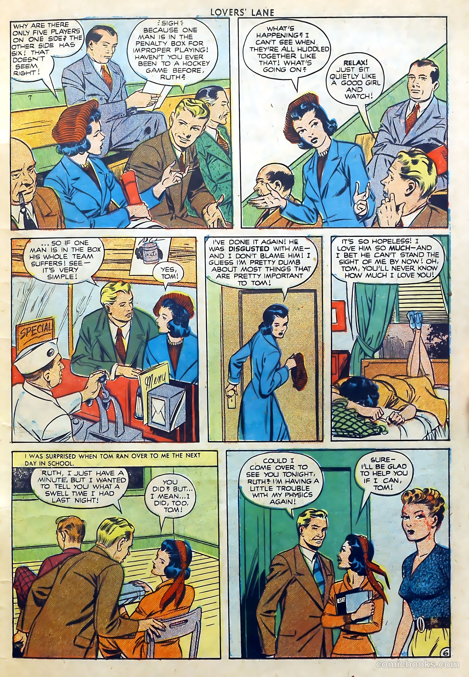 Lovers' Lane #8 (1950) — page 19 of 53