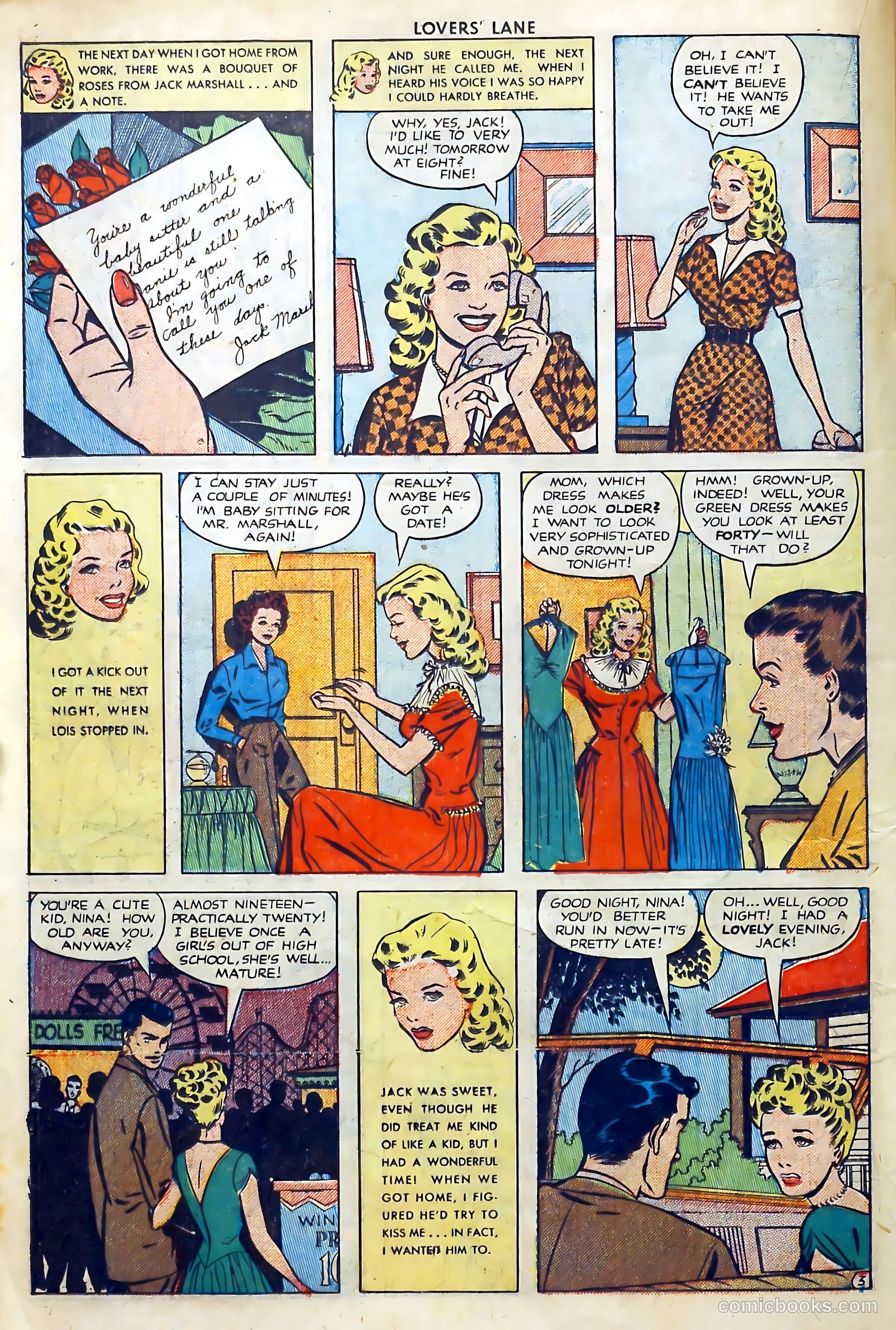 Lovers' Lane #8 (1950) — page 28 of 53