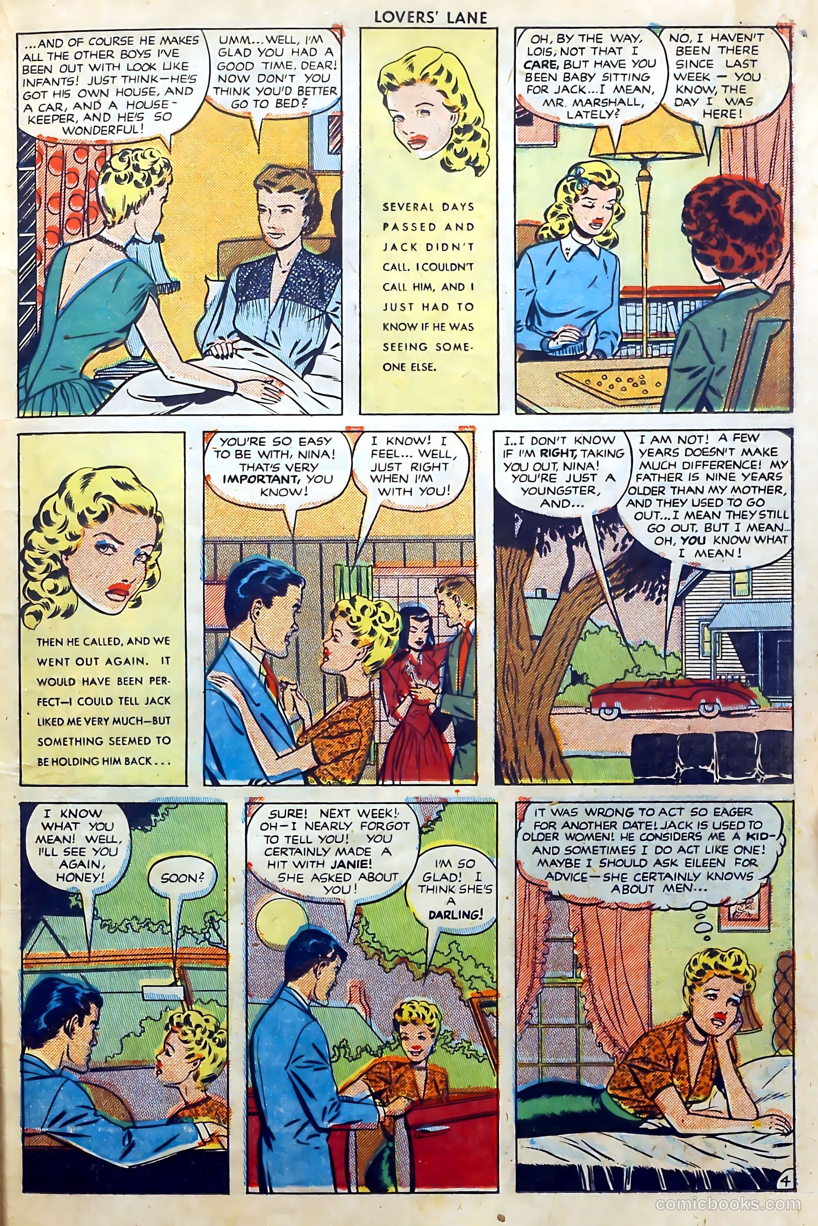 Lovers' Lane #8 (1950) — page 29 of 53