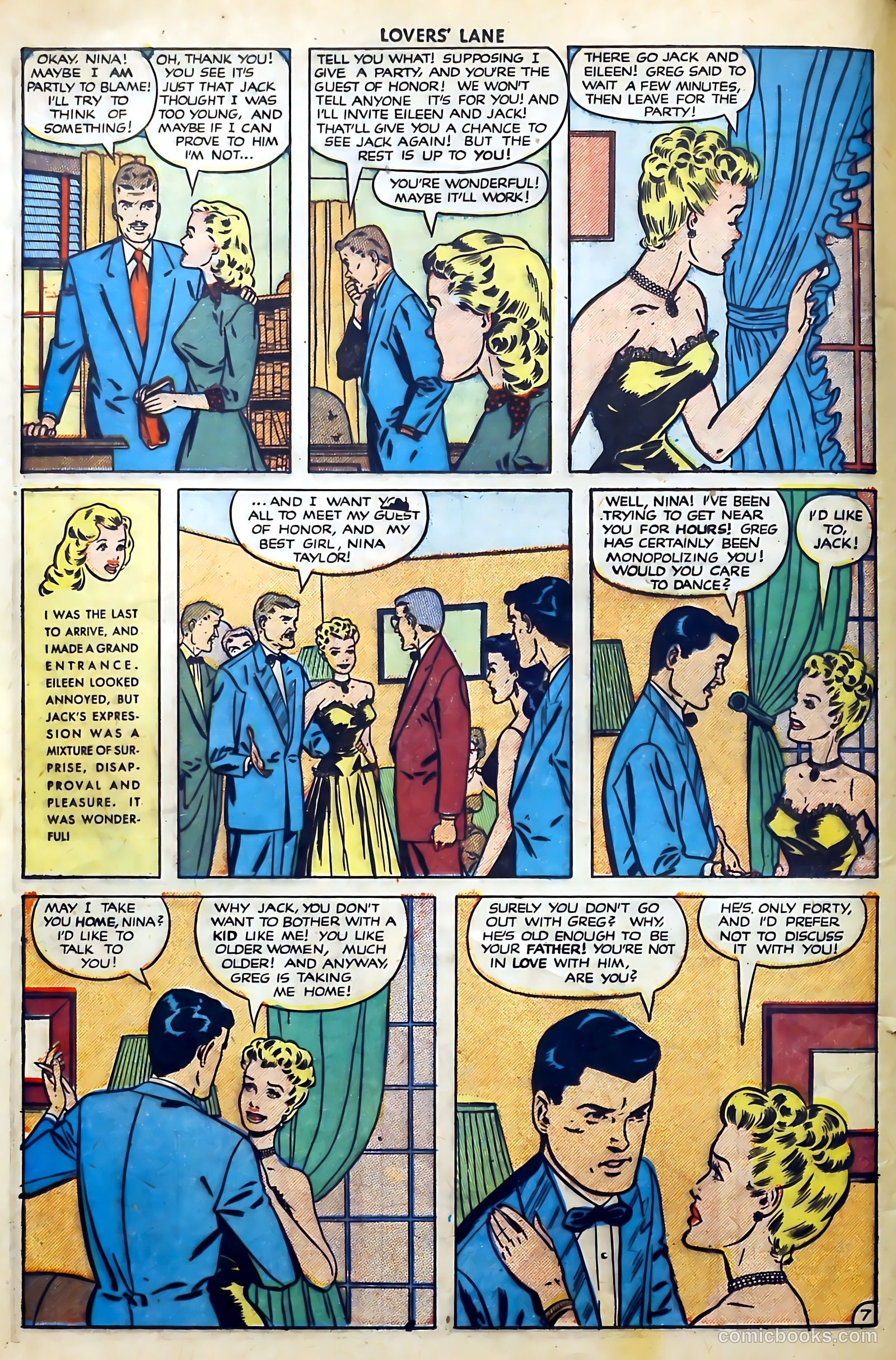Lovers' Lane #8 (1950) — page 32 of 53