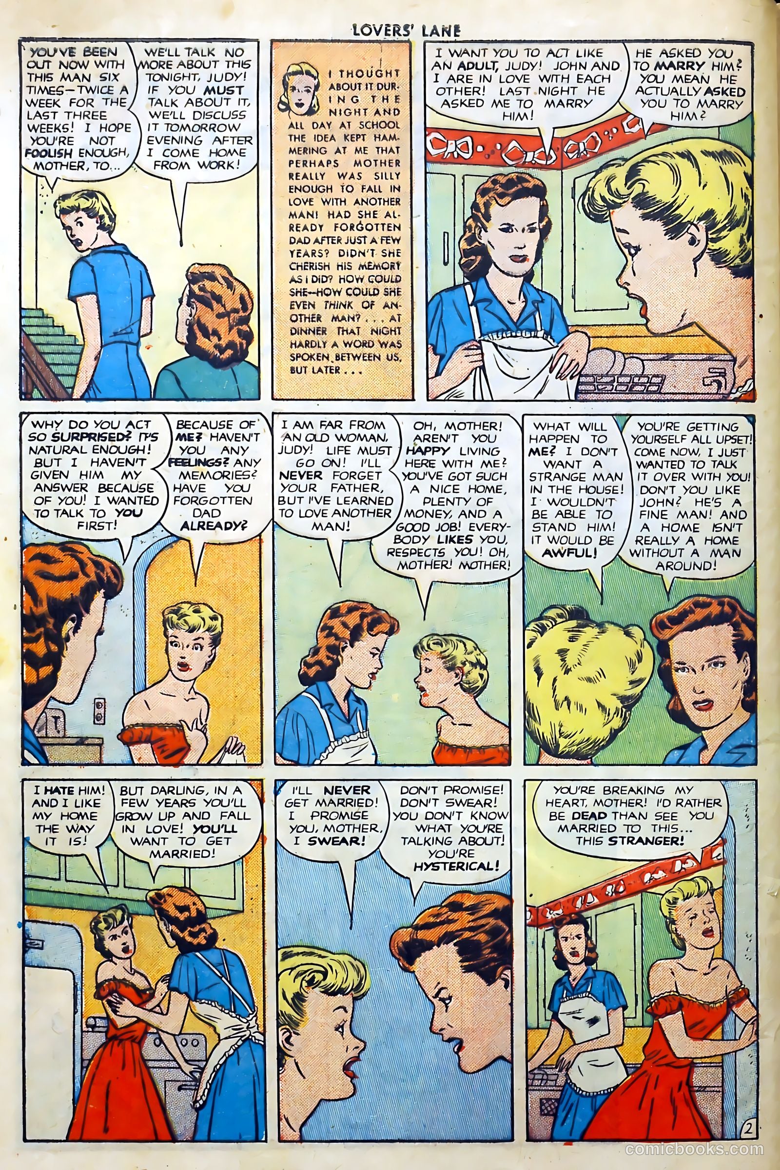 Lovers' Lane #8 (1950) — page 40 of 53