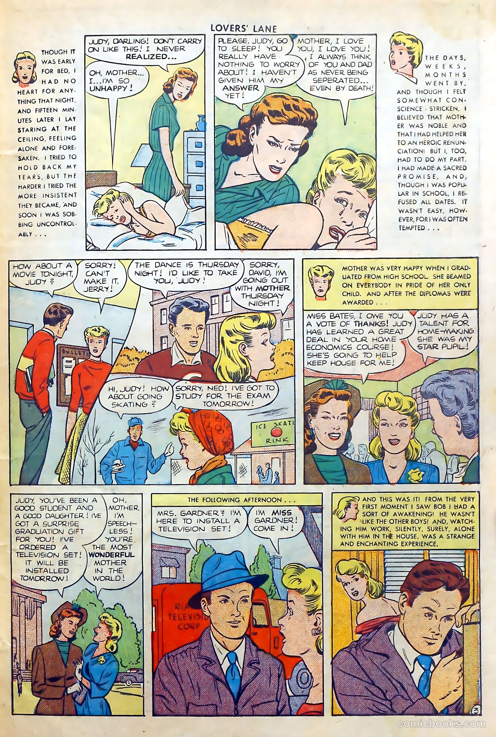 Lovers' Lane #8 (1950) — page 41 of 53
