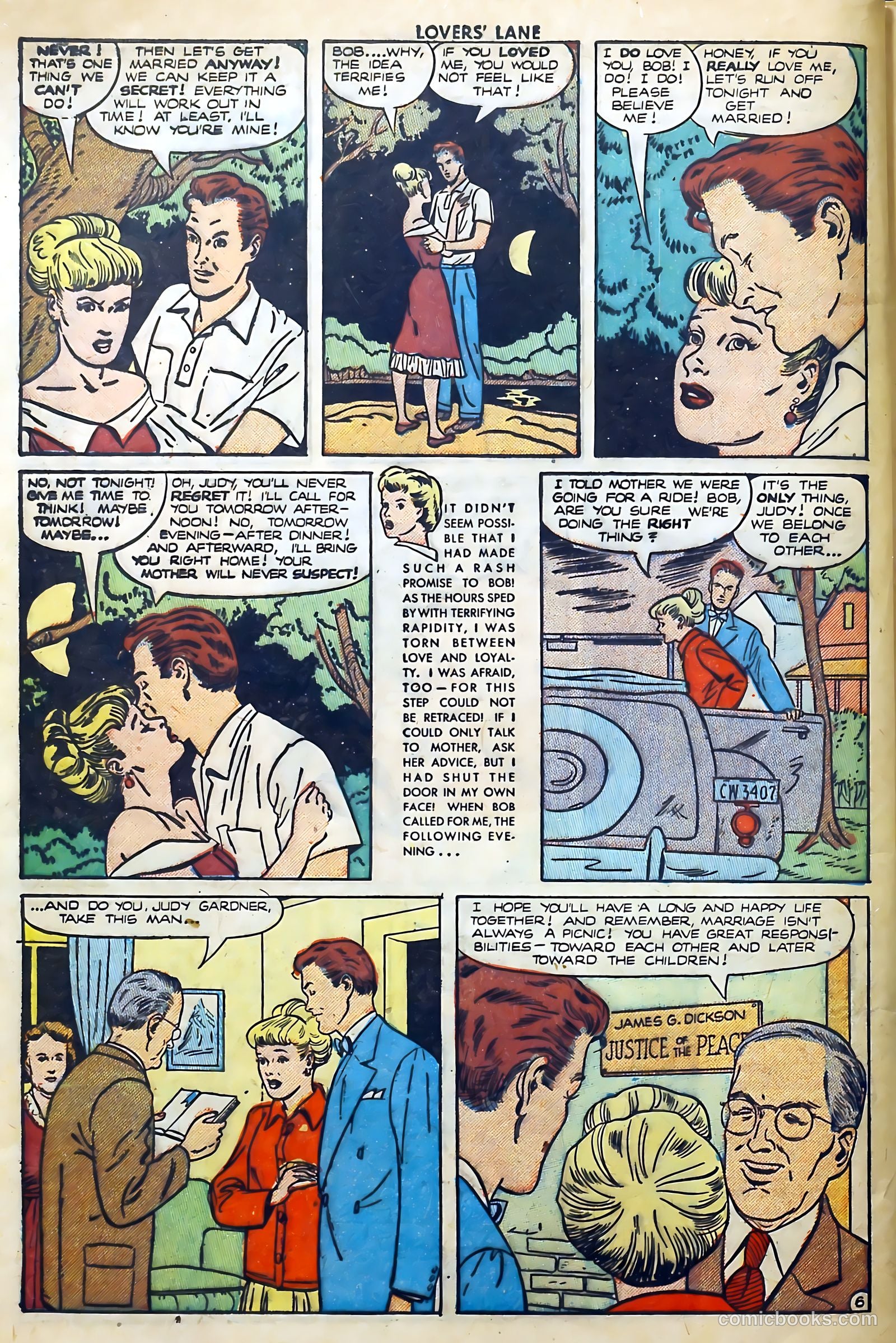 Lovers' Lane #8 (1950) — page 44 of 53
