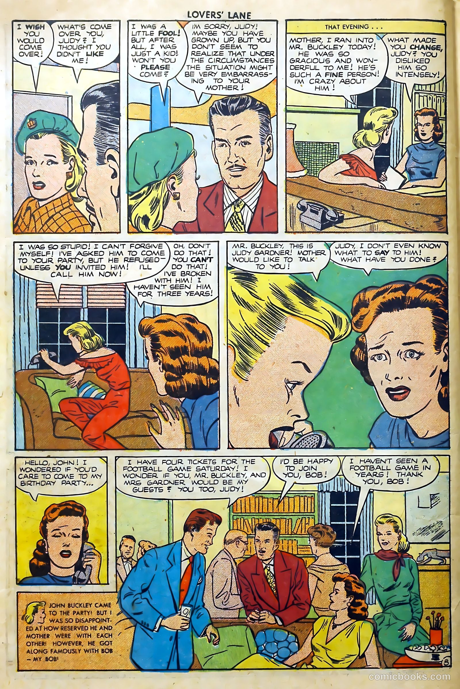 Lovers' Lane #8 (1950) — page 46 of 53