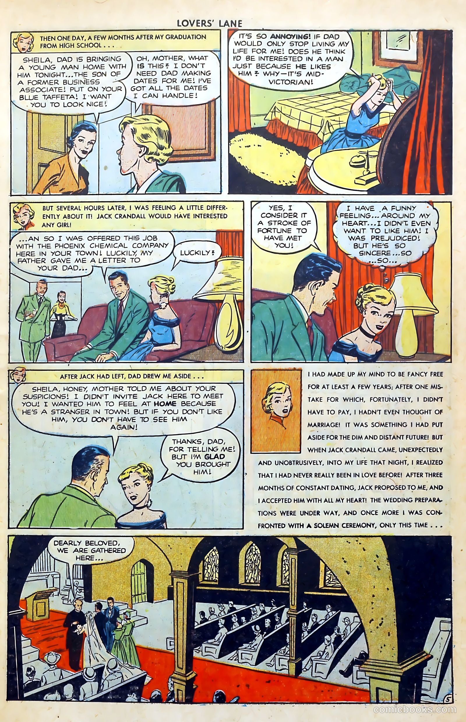 Lovers' Lane #9 (1951) — page 7 of 53