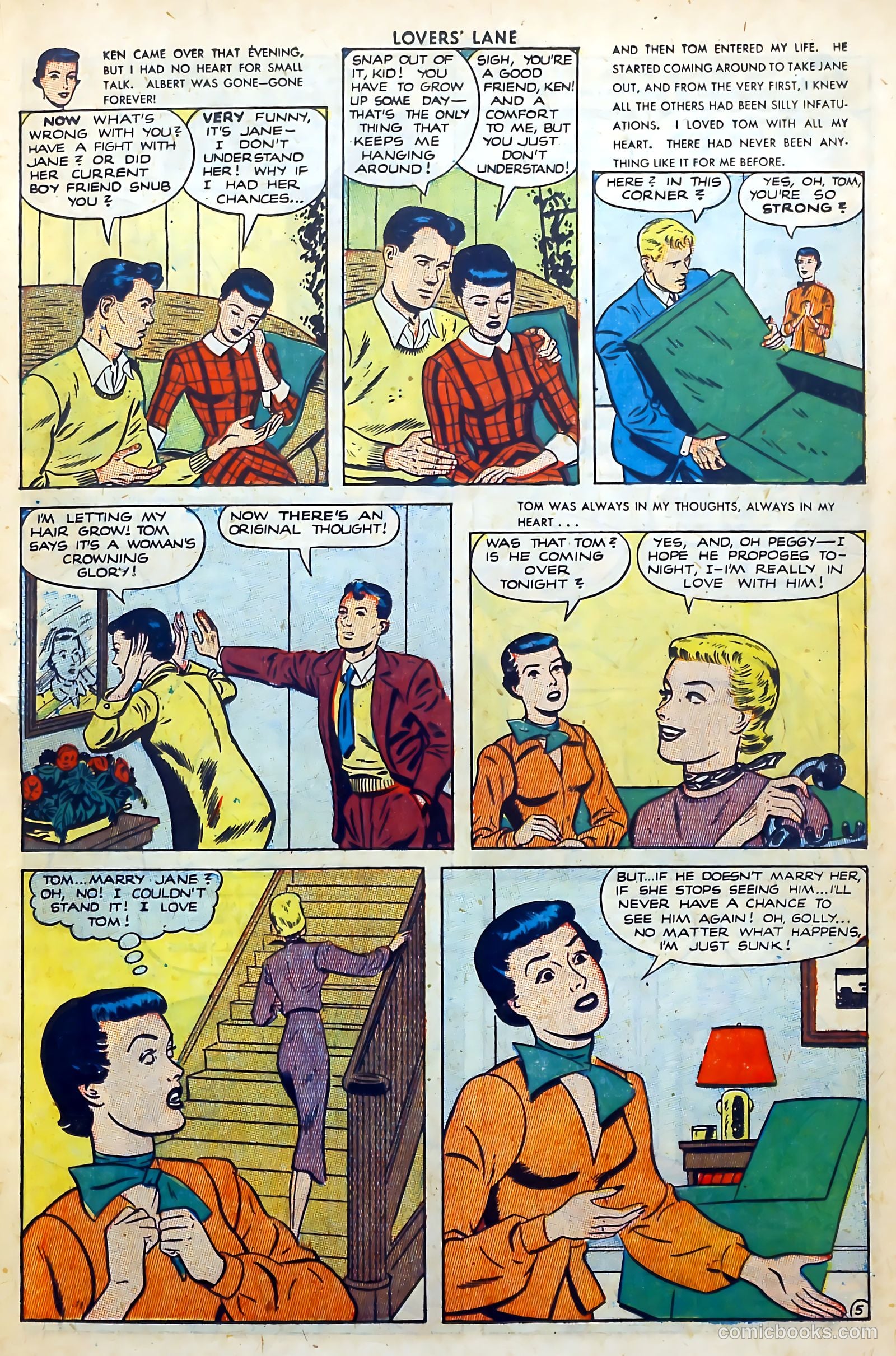 Lovers' Lane #9 (1951) — page 17 of 53