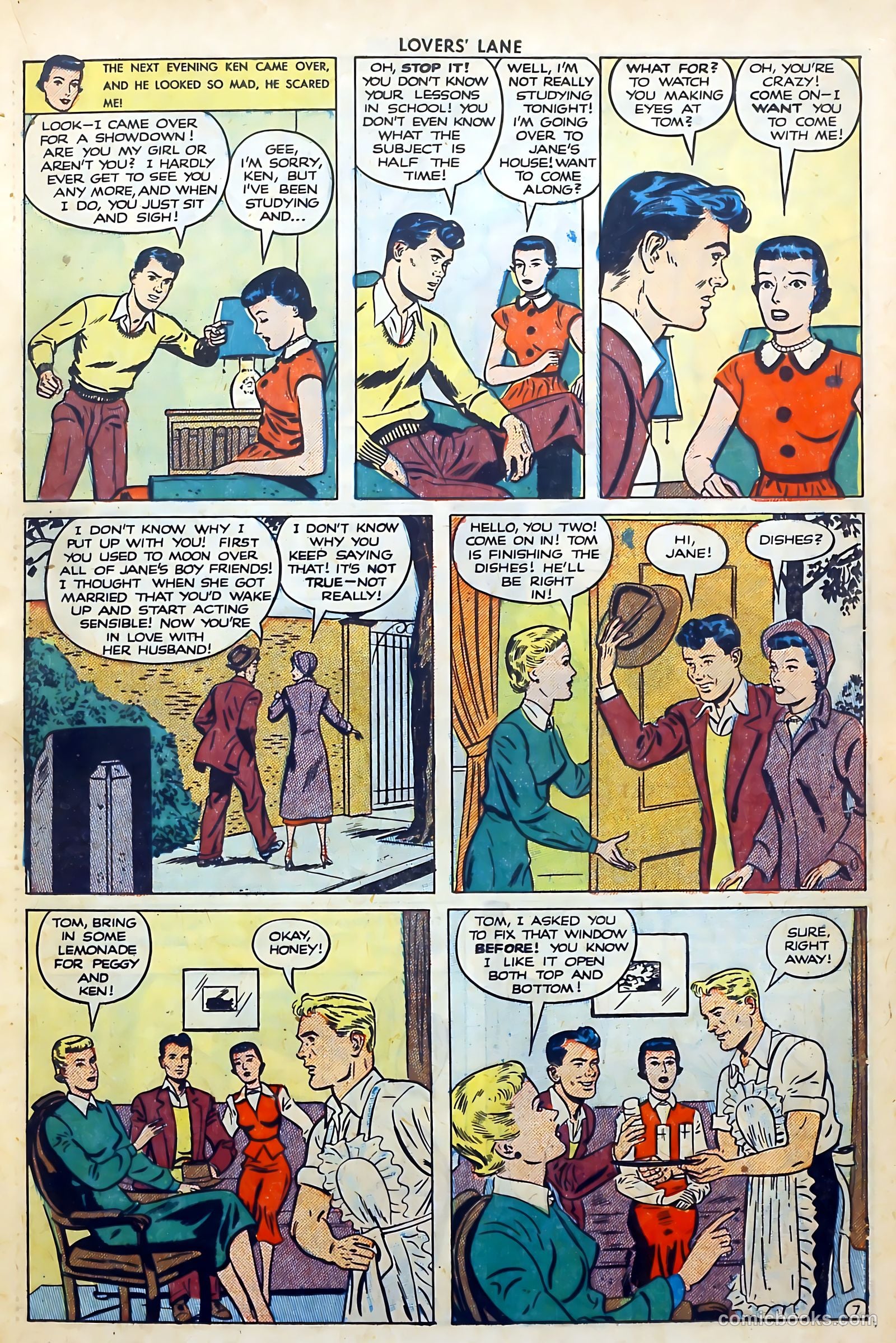 Lovers' Lane #9 (1951) — page 19 of 53