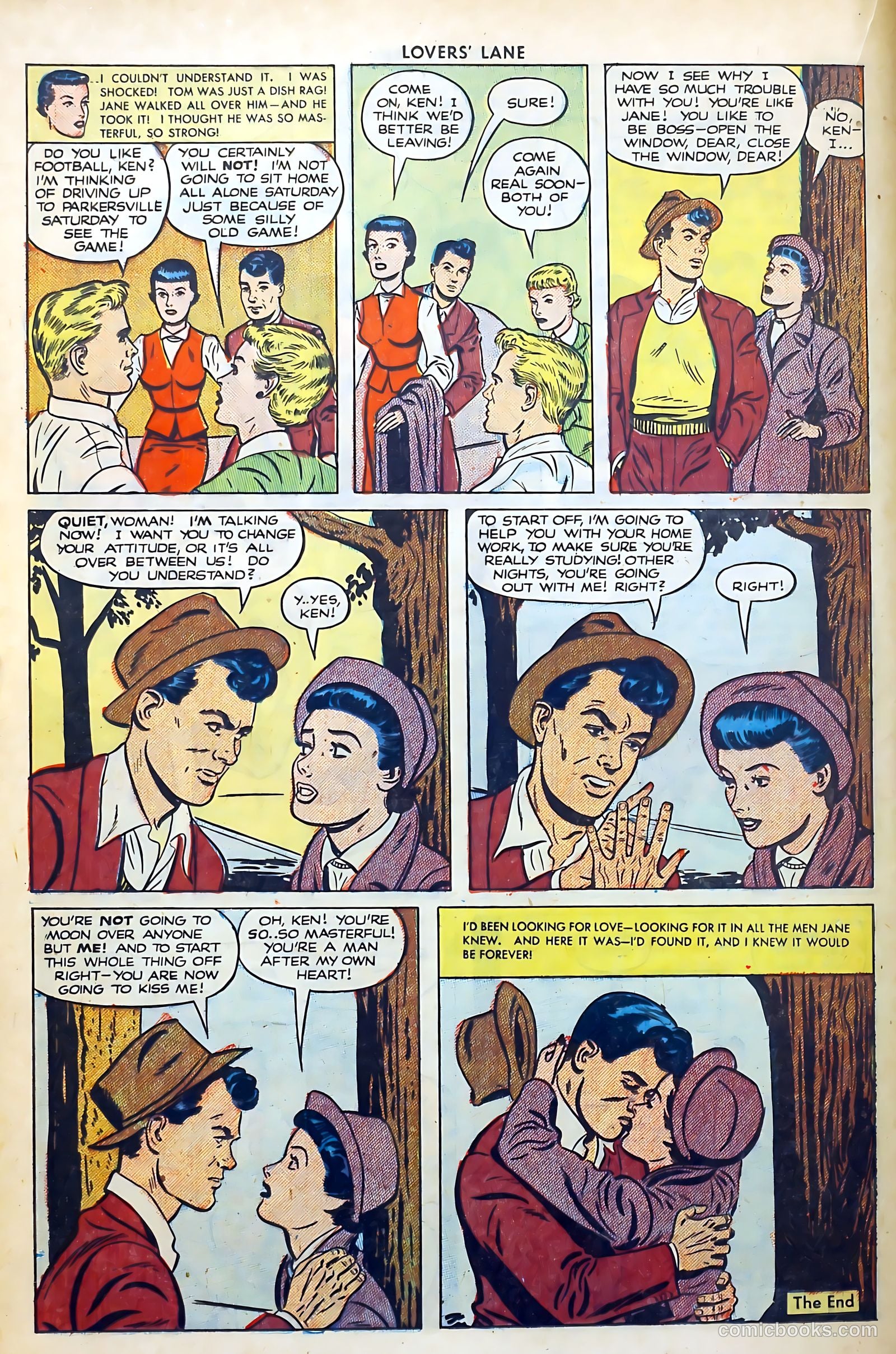 Lovers' Lane #9 (1951) — page 20 of 53