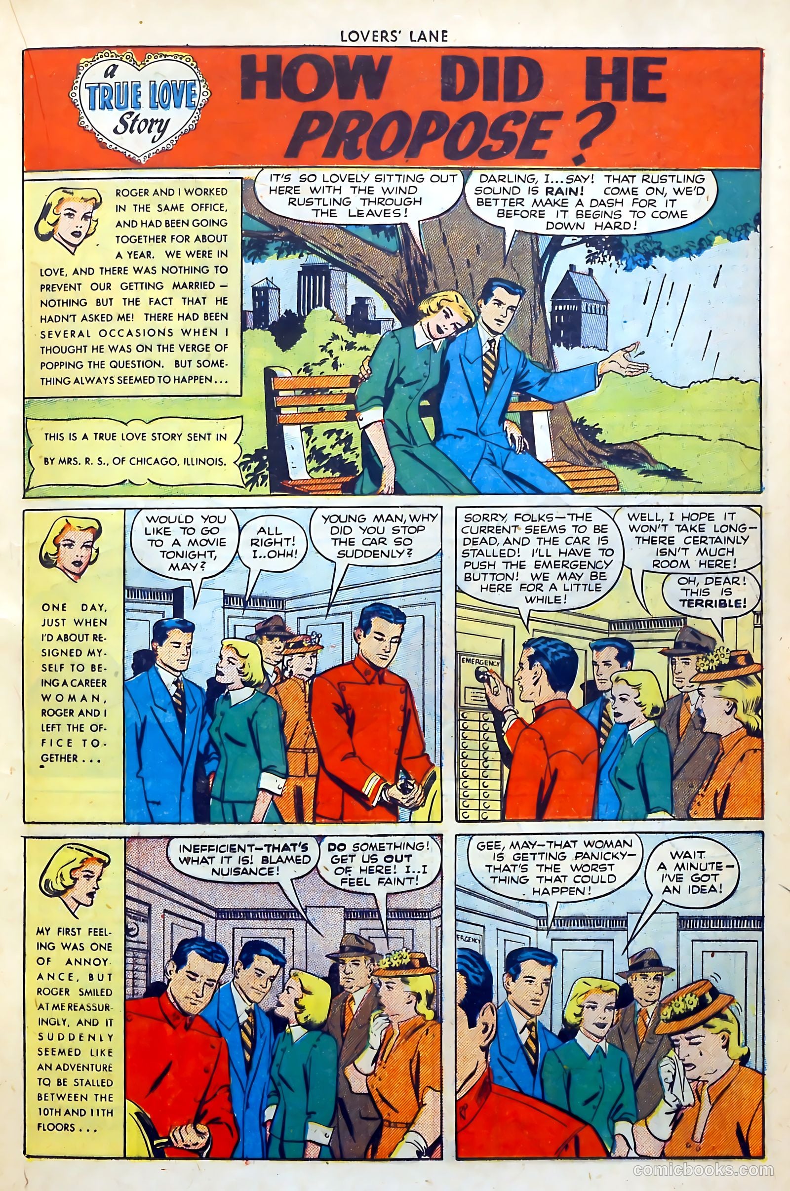 Lovers' Lane #9 (1951) — page 23 of 53
