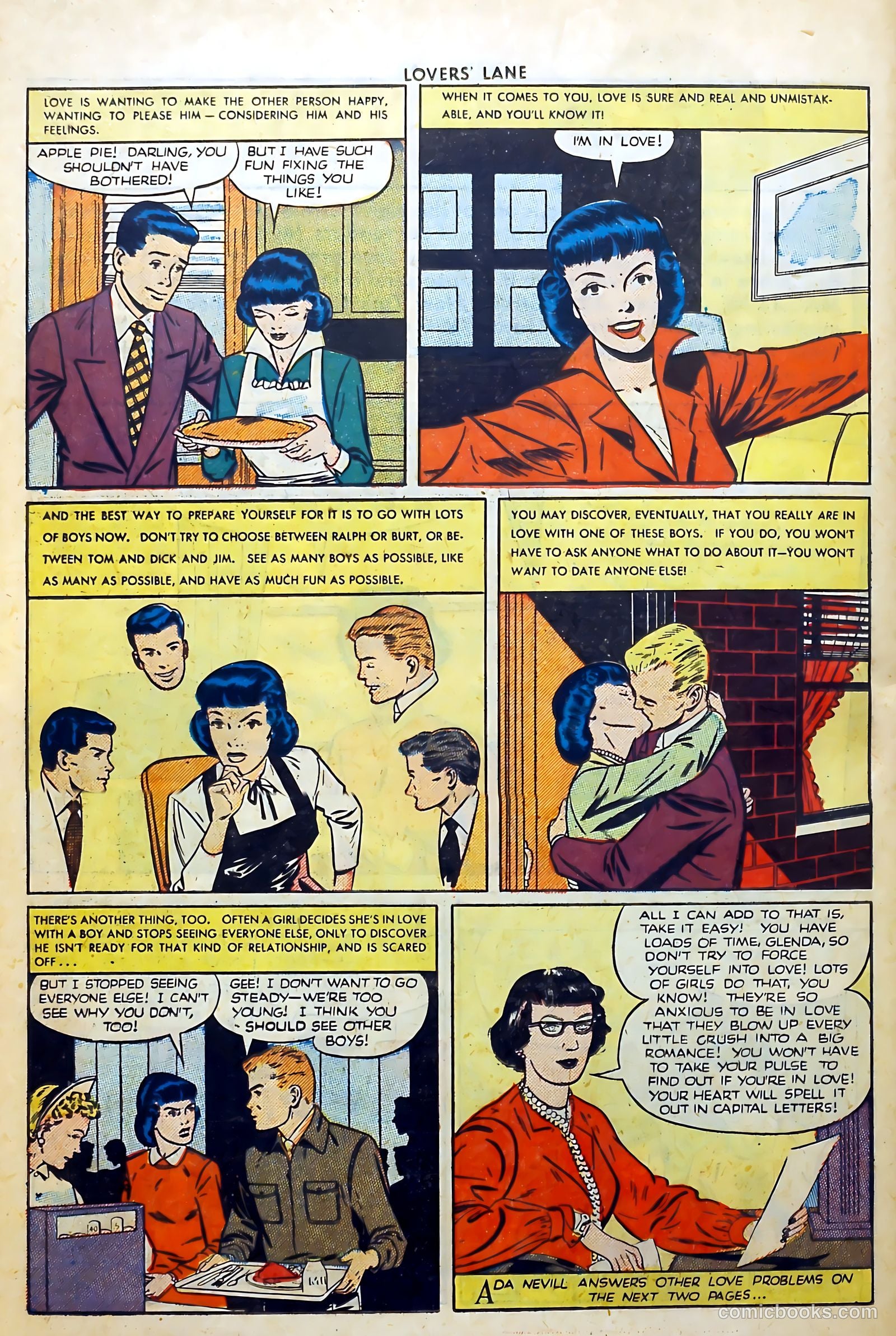 Lovers' Lane #9 (1951) — page 38 of 53