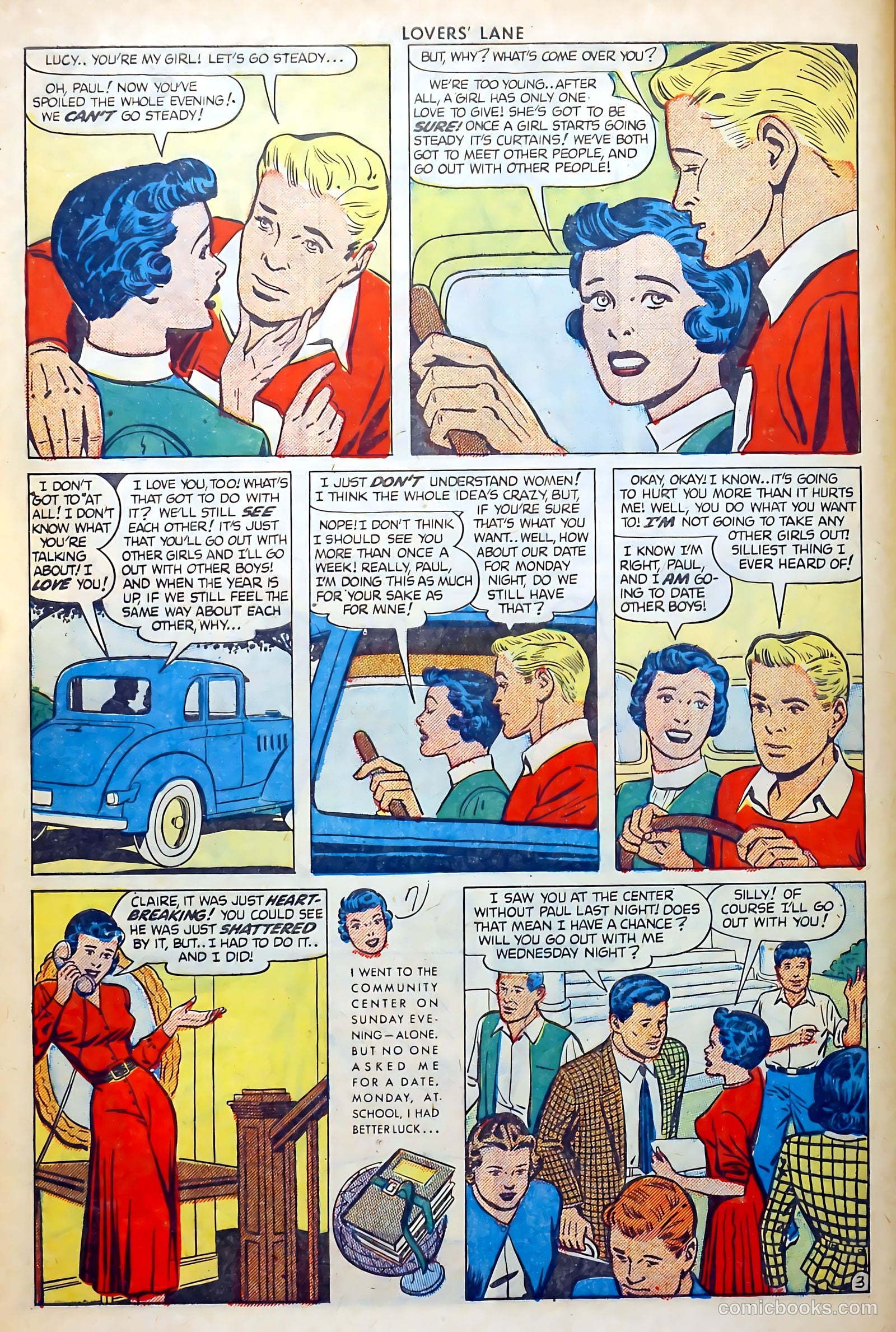 Lovers' Lane #9 (1951) — page 44 of 53
