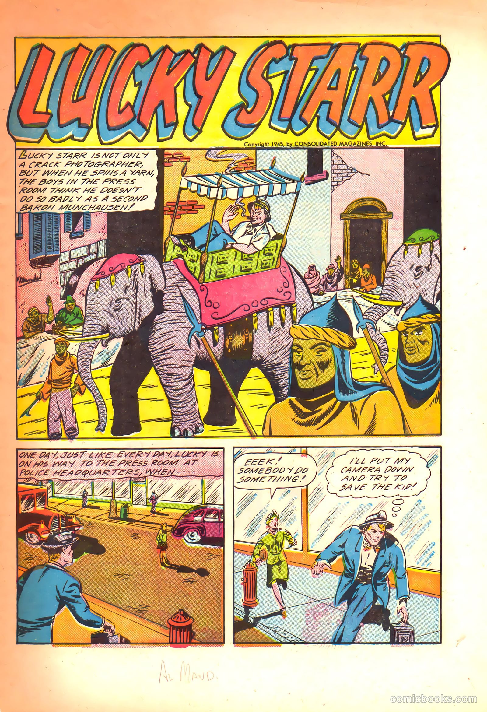 Lucky Comics #3 (1945) — page 3 of 36