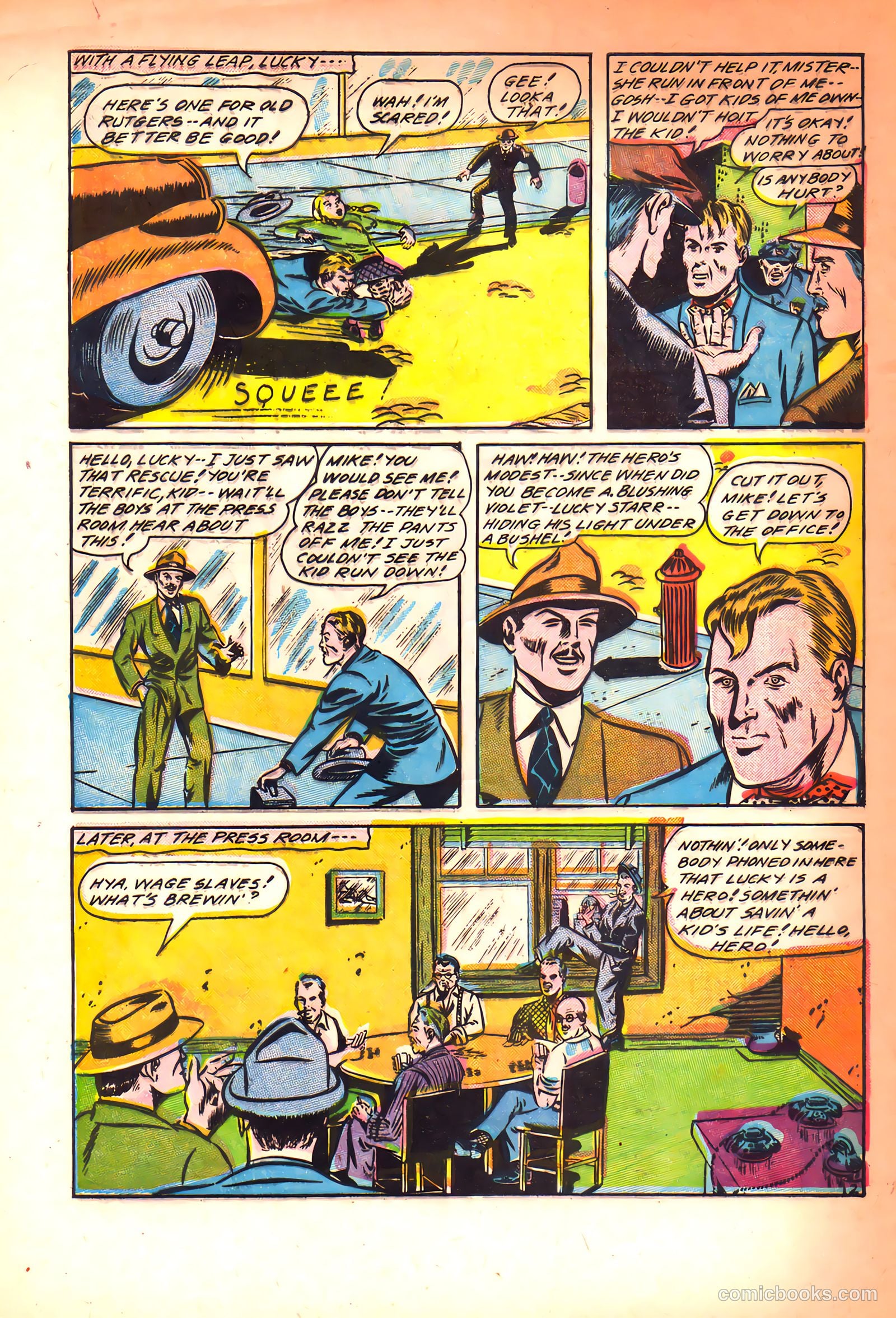 Lucky Comics #3 (1945) — page 4 of 36