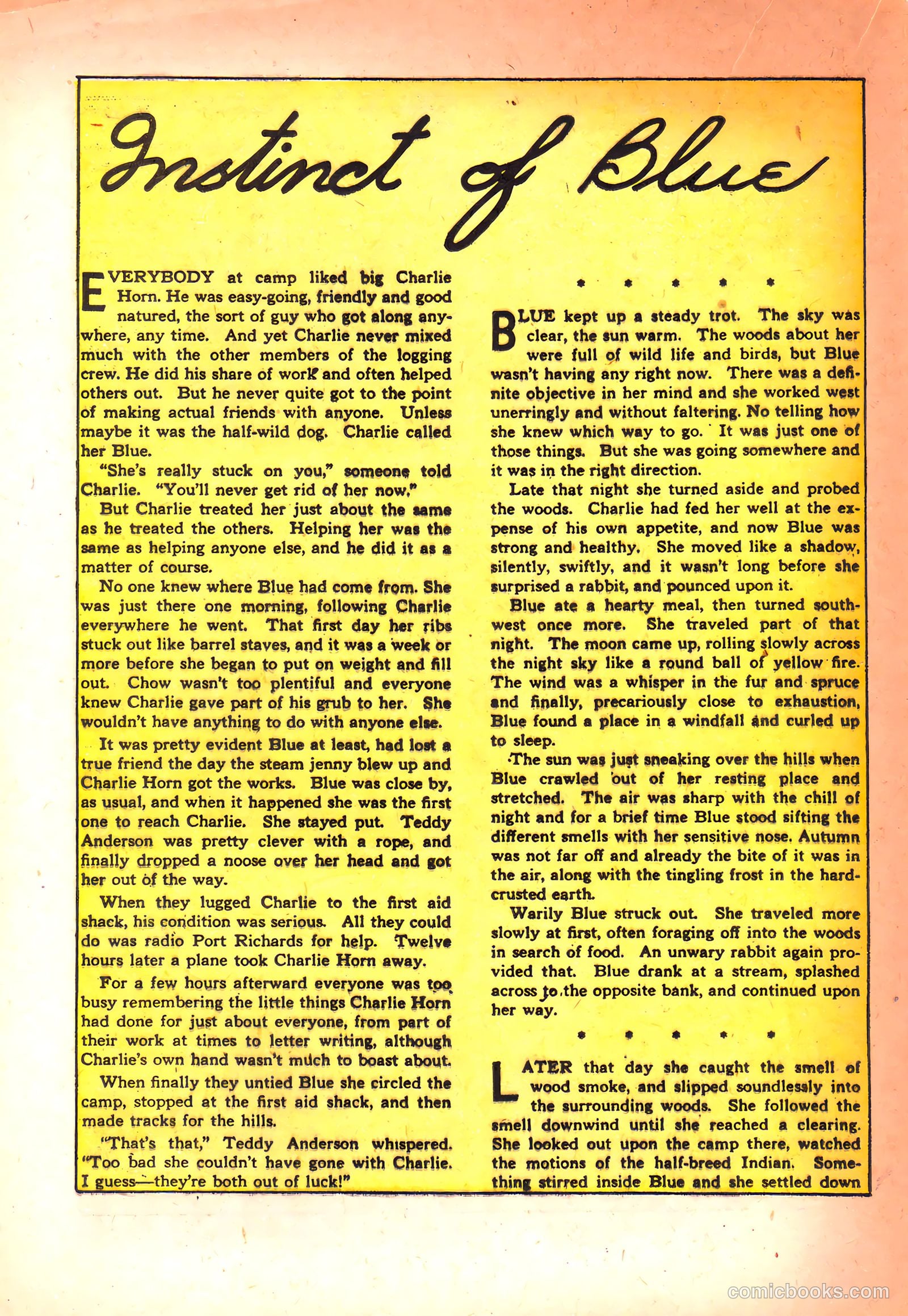 Lucky Comics #3 (1945) — page 20 of 36
