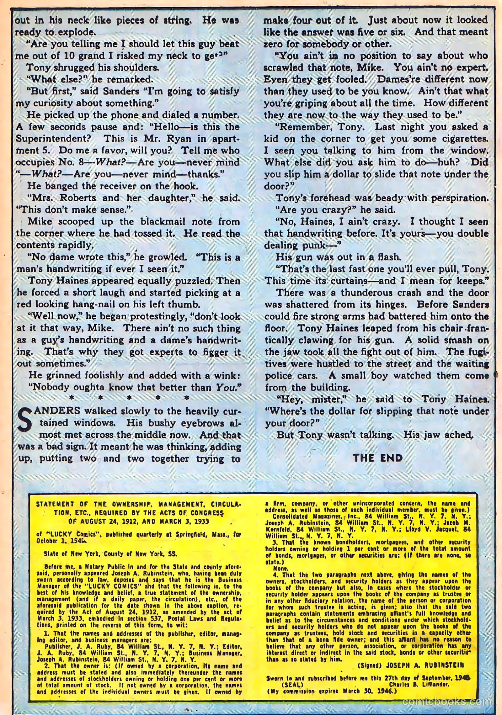 Lucky Comics #4 (1946) — page 27 of 52