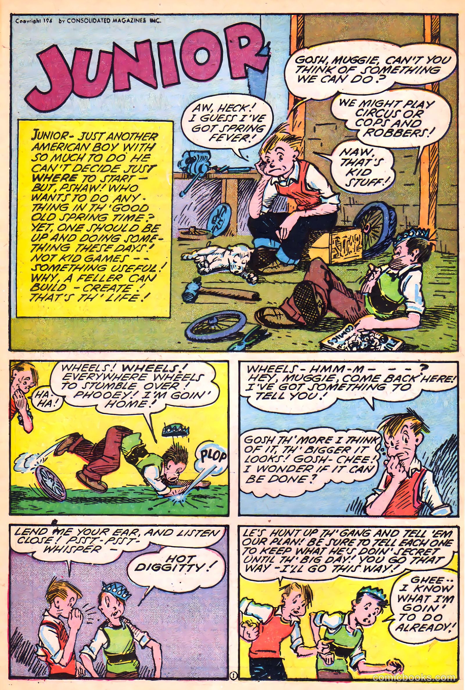 Lucky Comics #4 (1946) — page 28 of 52