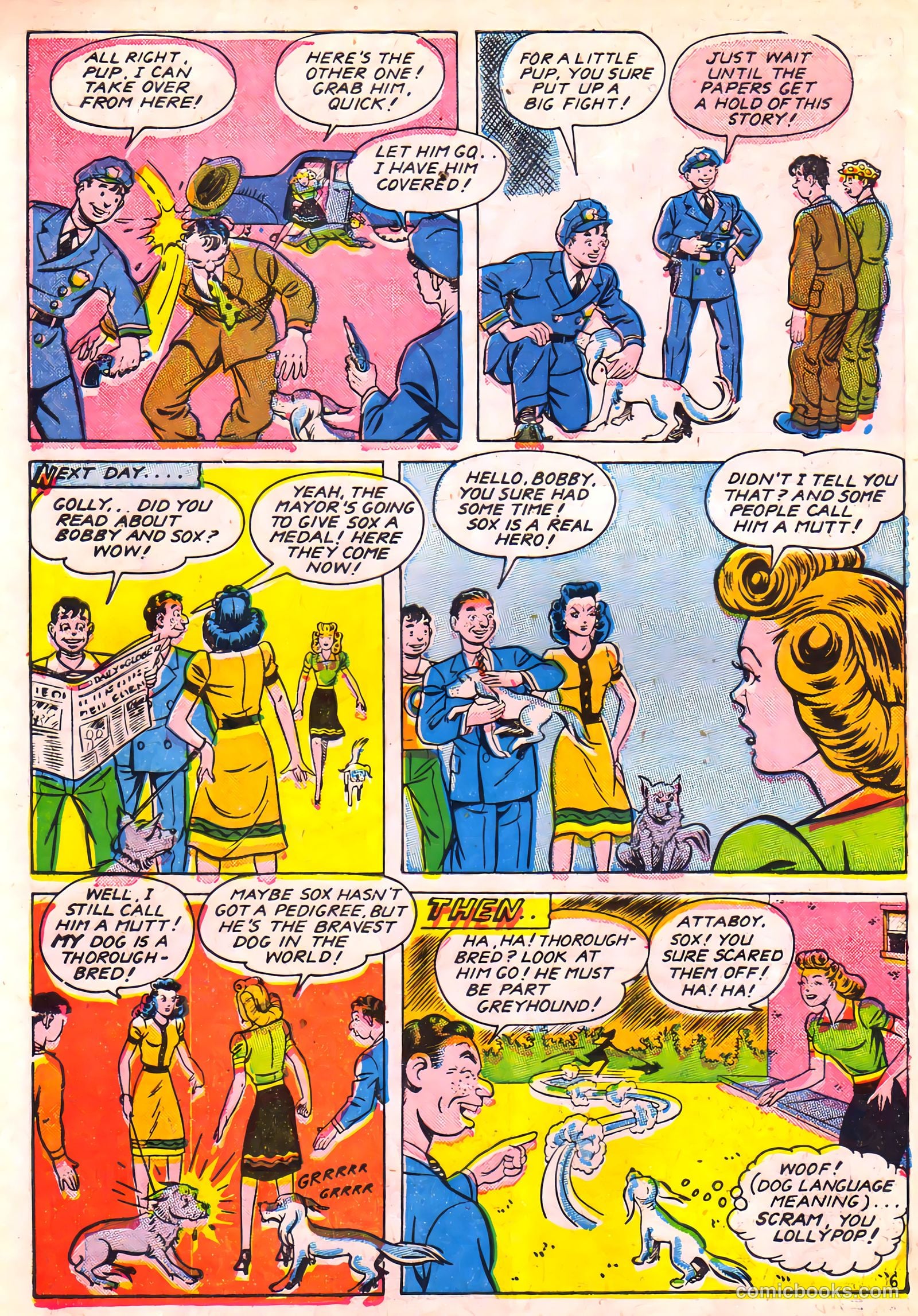 Lucky Comics #5 (1941) — page 8 of 53