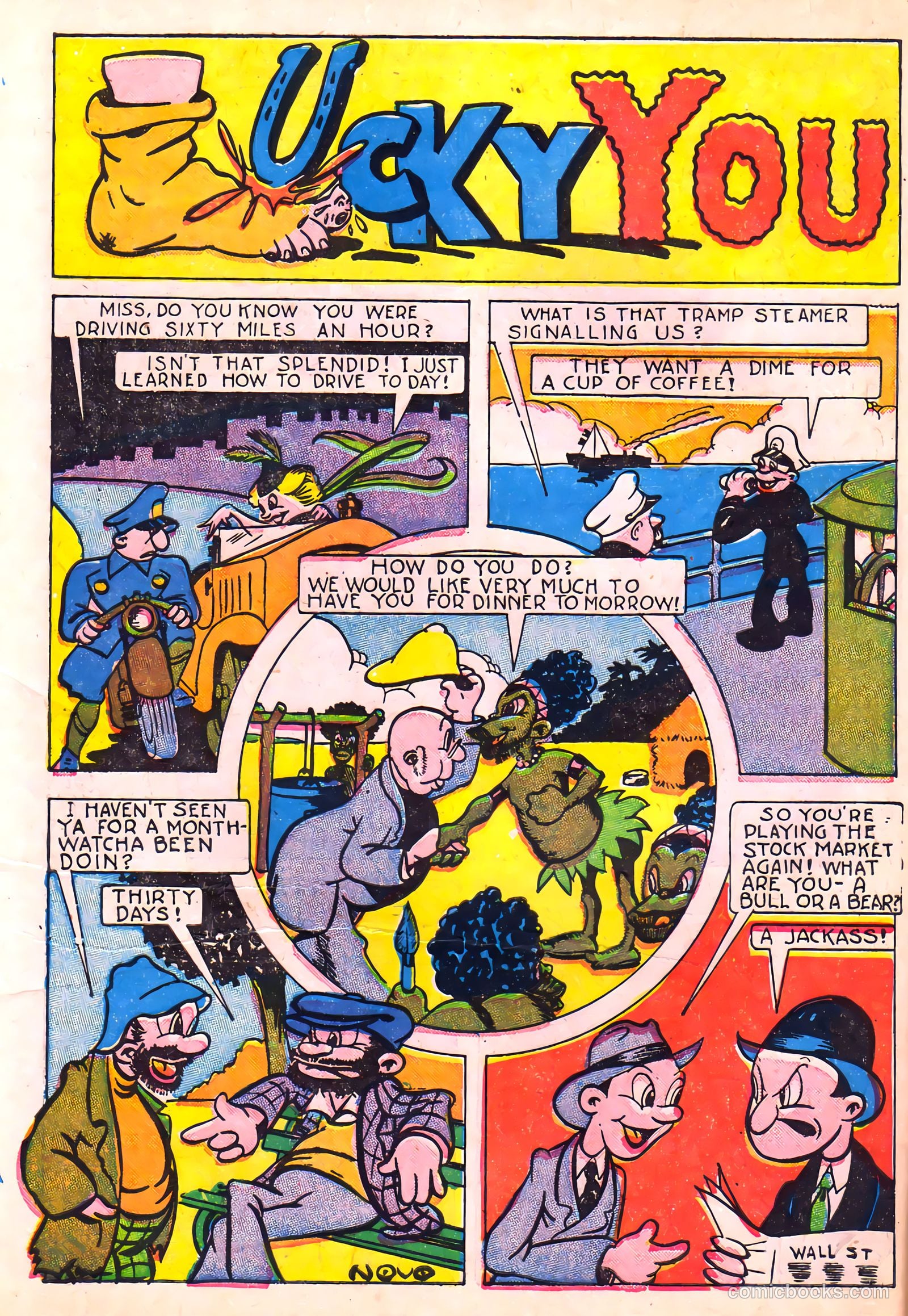 Lucky Comics #5 (1941) — page 50 of 53