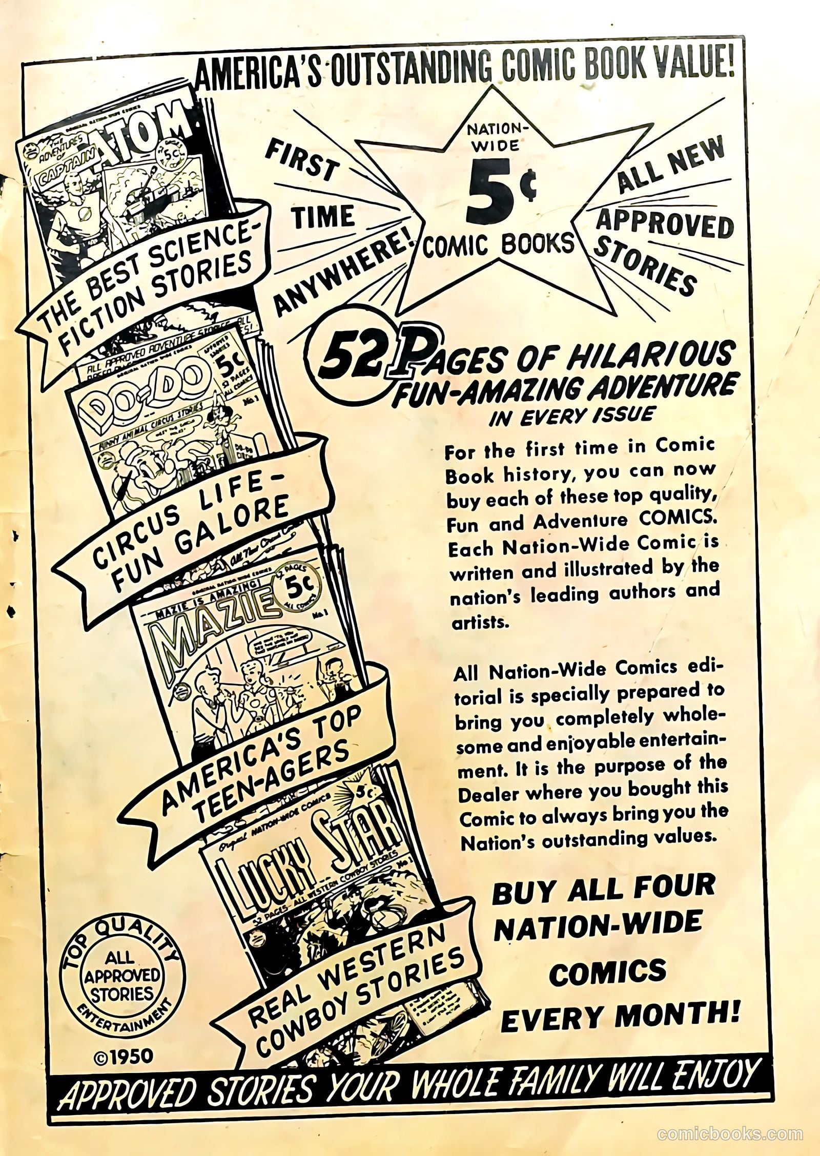 Lucky Star #1 (1950) — page 51 of 52