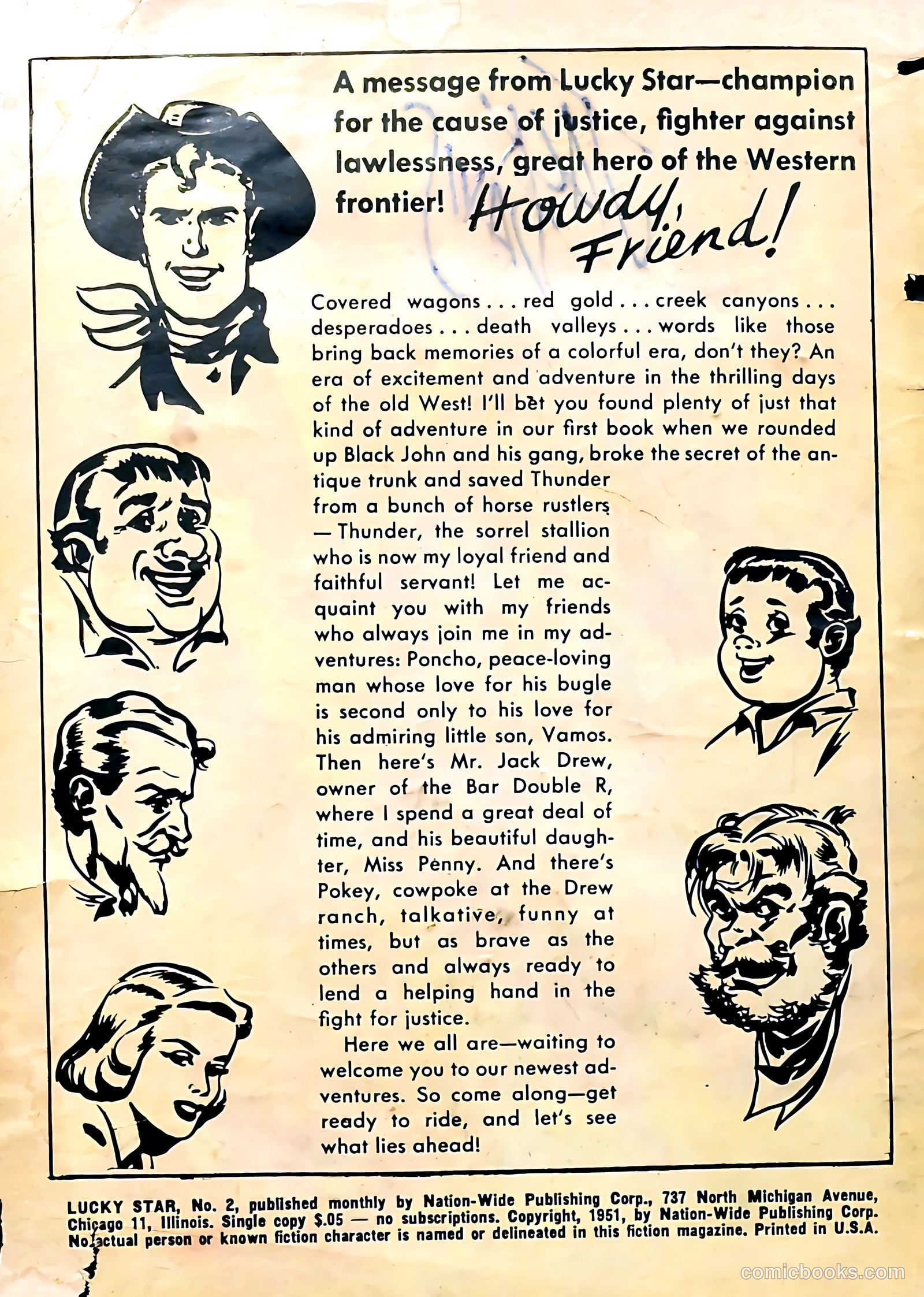 Lucky Star #2 (1951) — page 2 of 52
