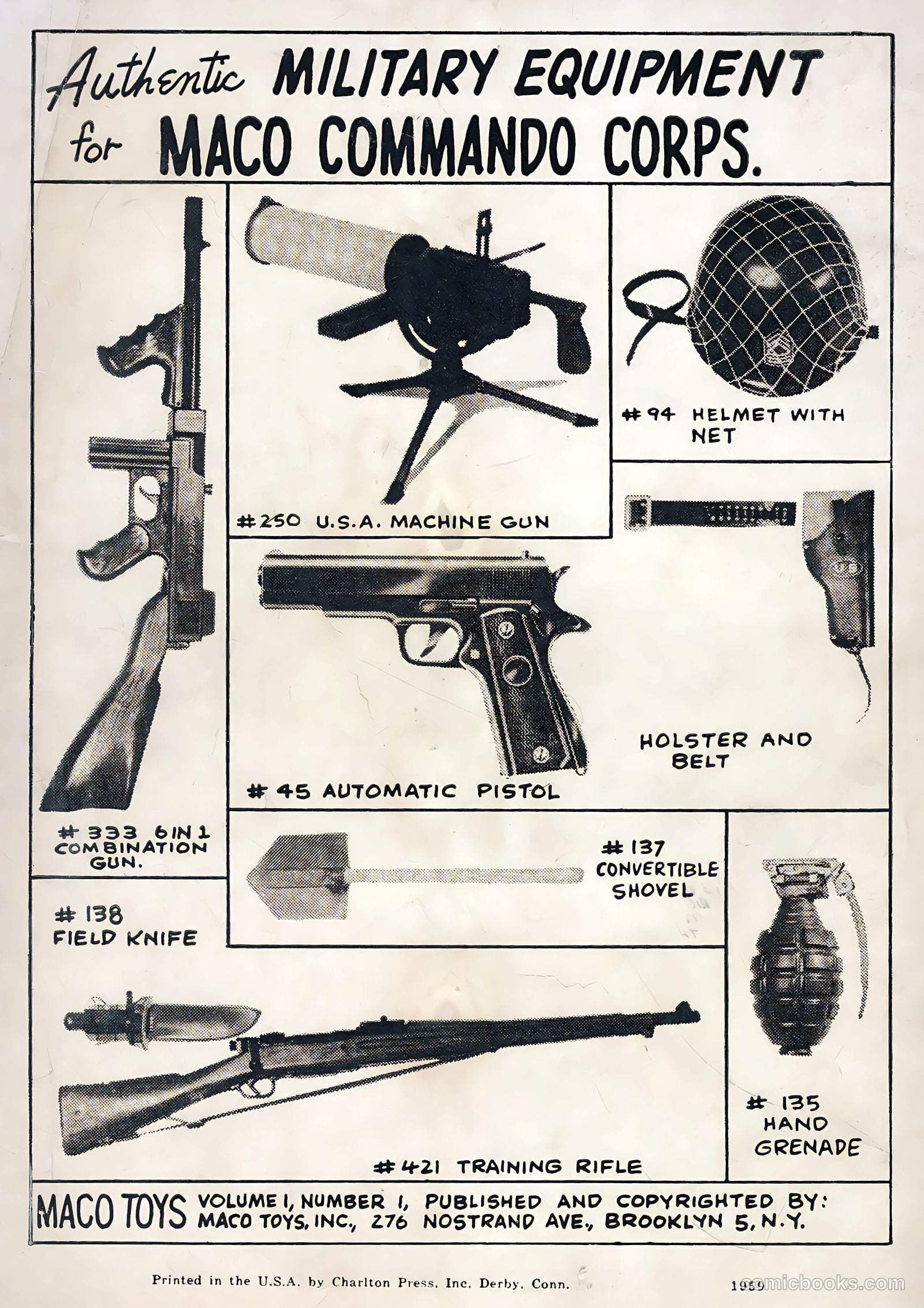 Maco Toys #1 (1959) — page 2 of 36
