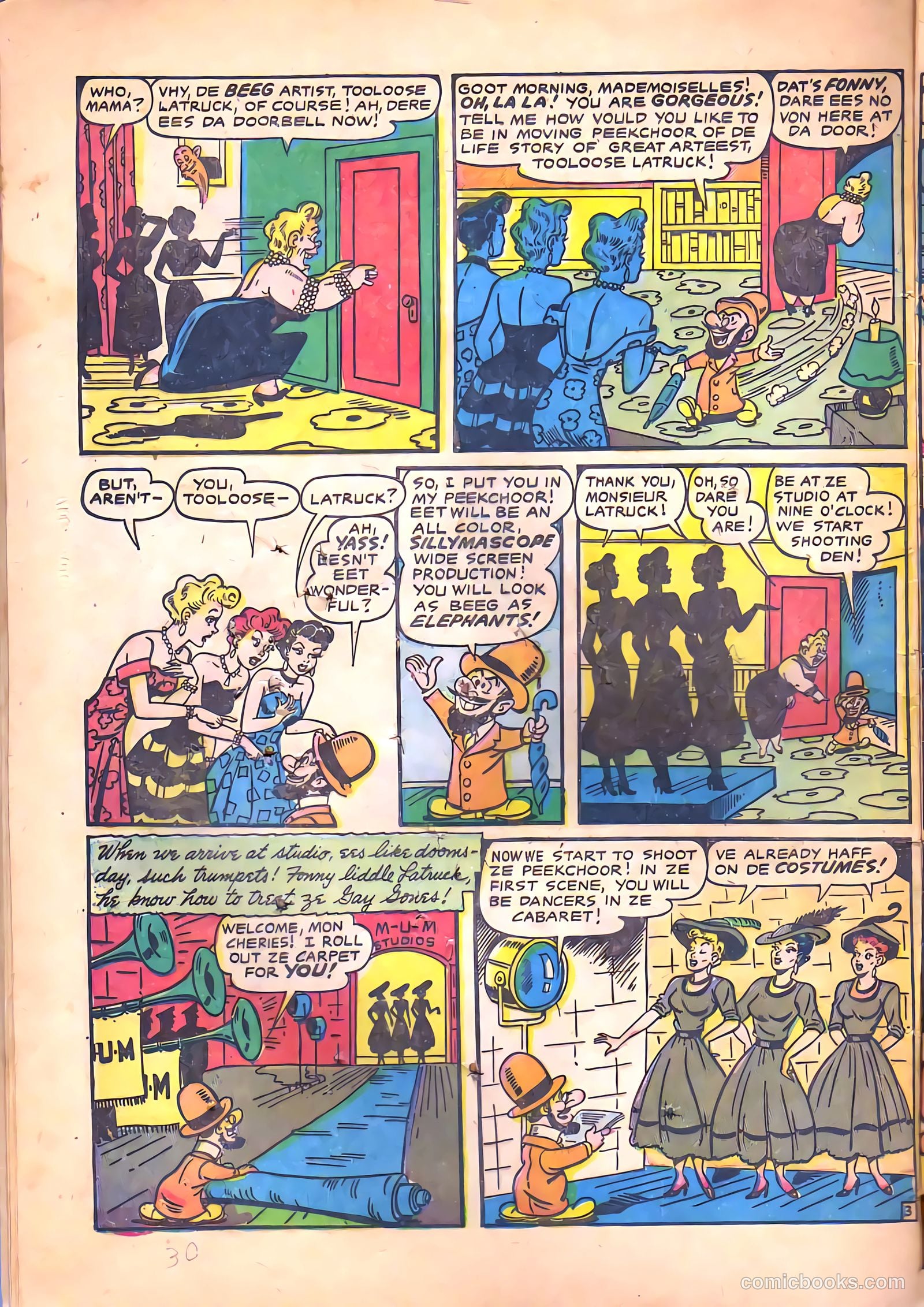 Madhouse #1 (1954) — page 30 of 36