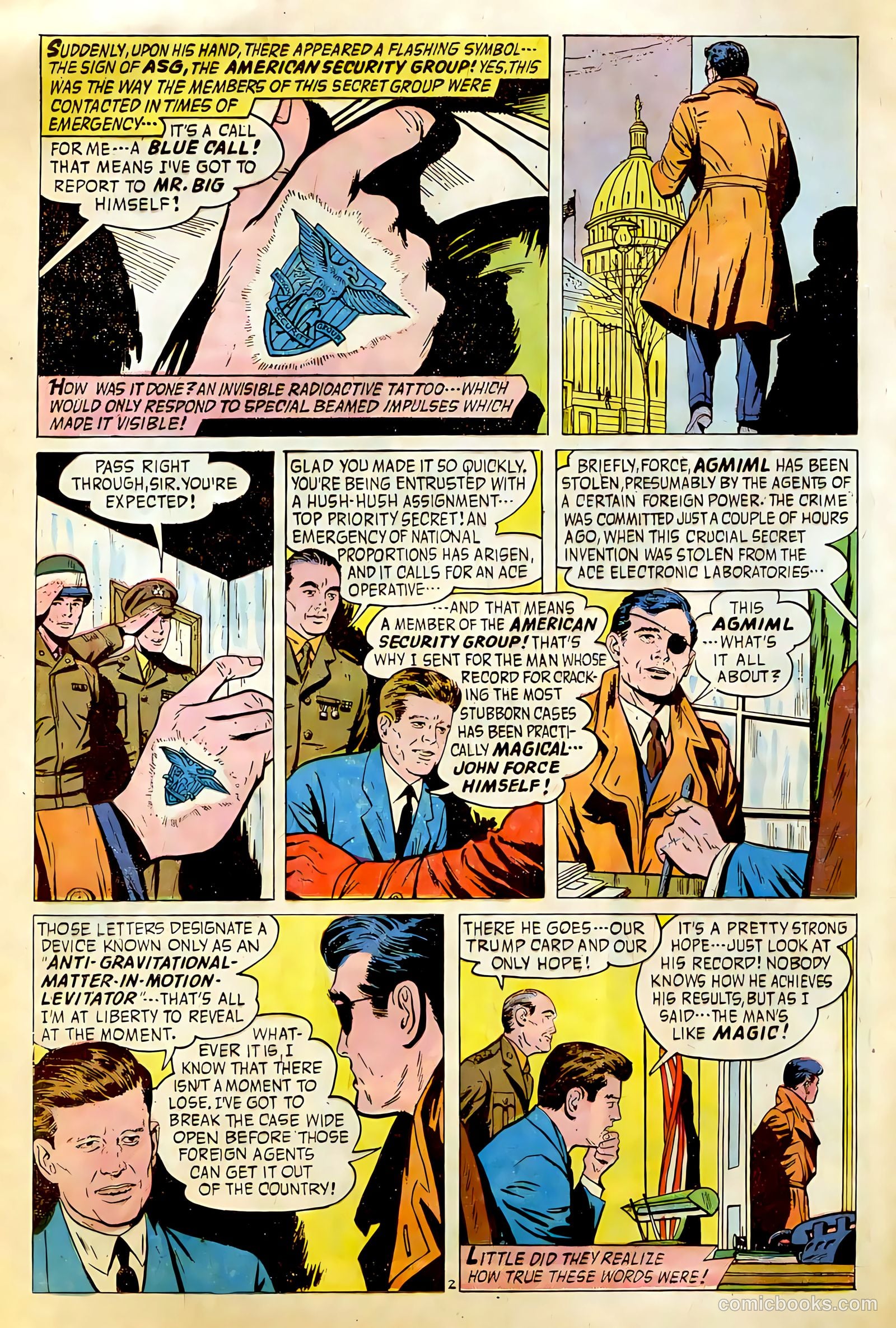 Magic Agent #1 (1961) — page 3 of 35