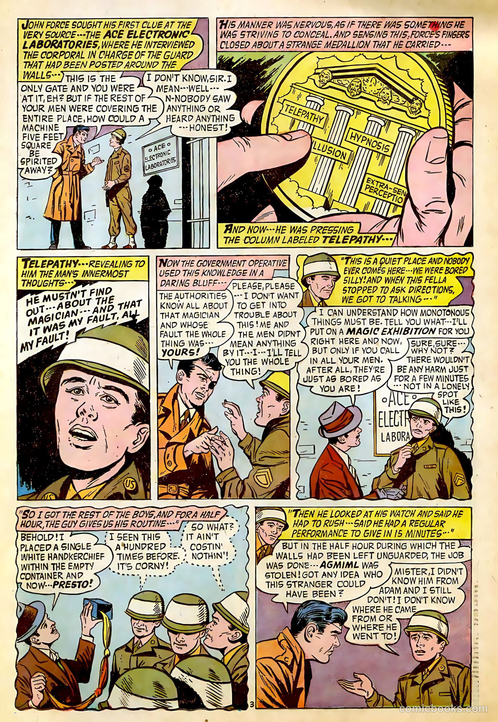 Magic Agent #1 (1961) — page 4 of 35