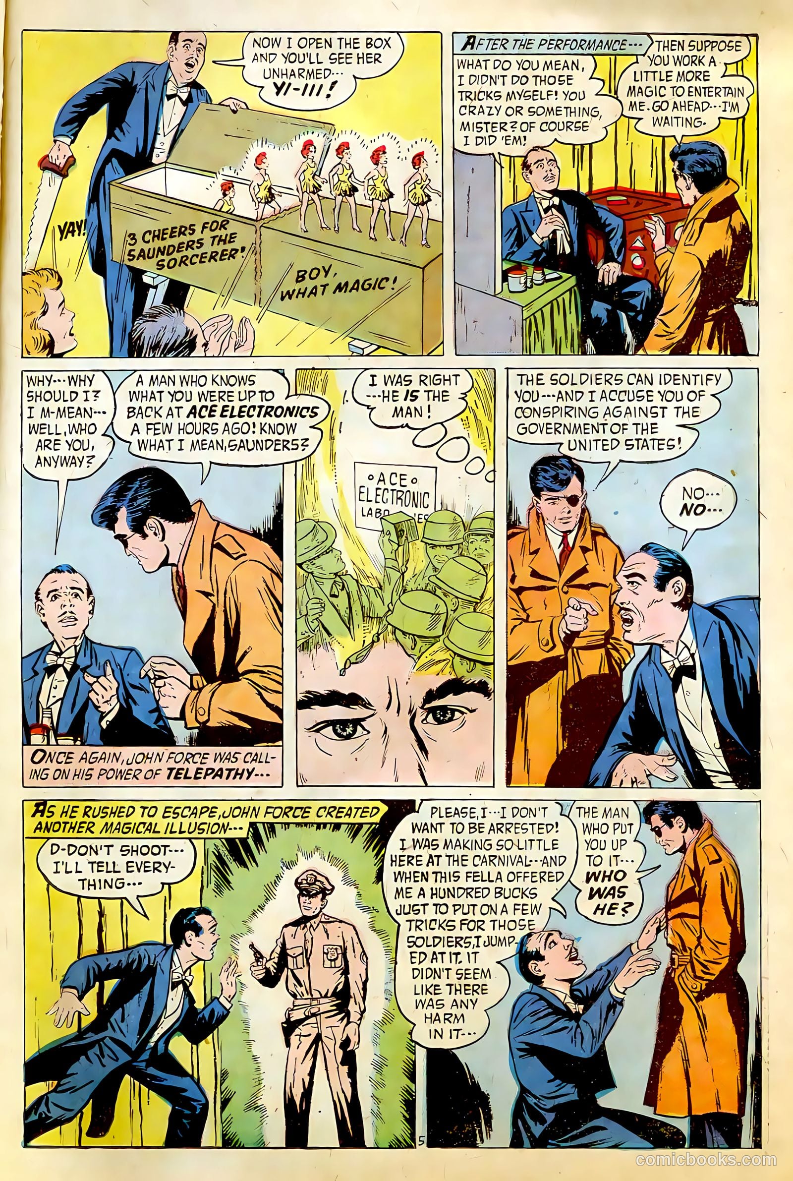 Magic Agent #1 (1961) — page 6 of 35