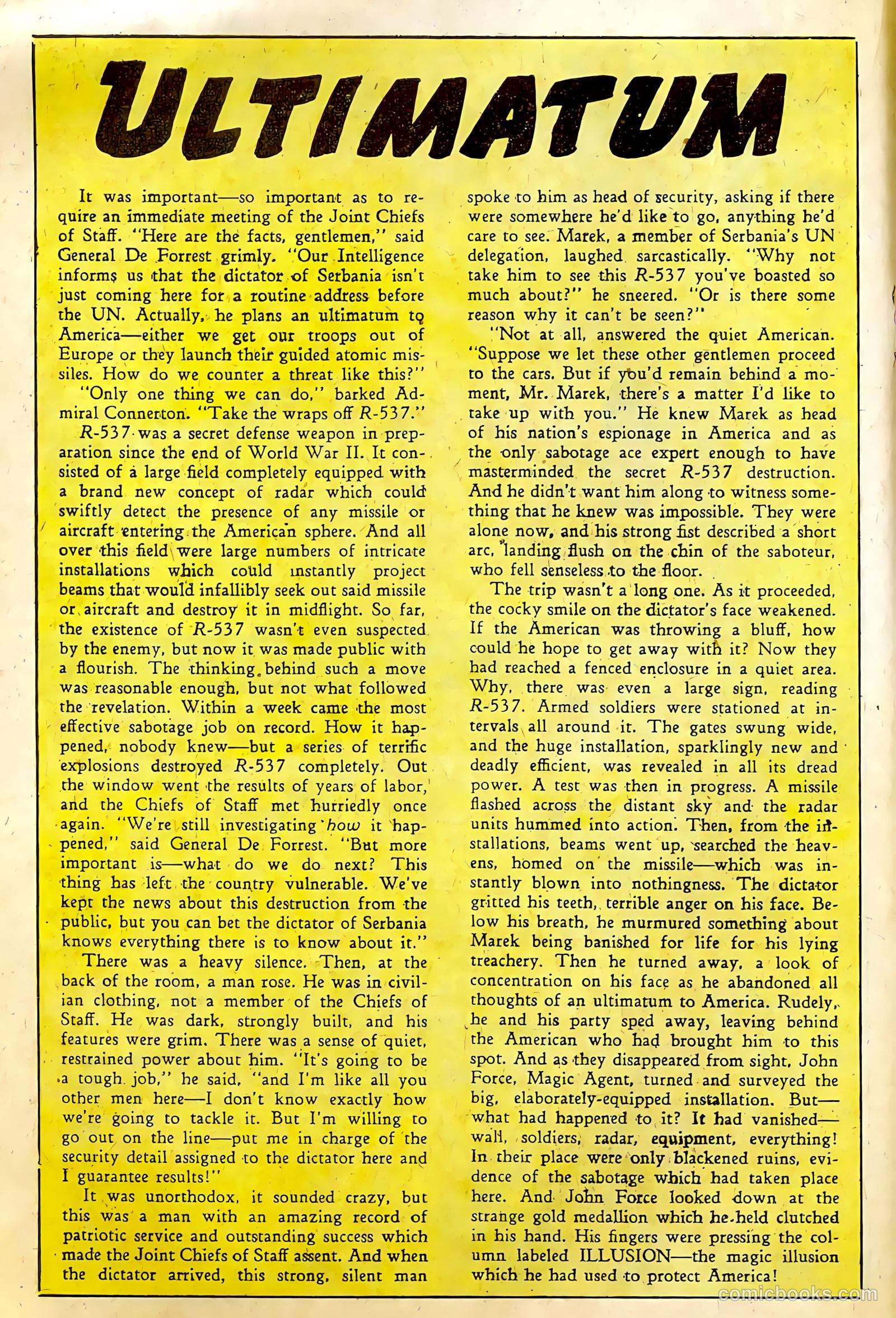 Magic Agent #1 (1961) — page 17 of 35