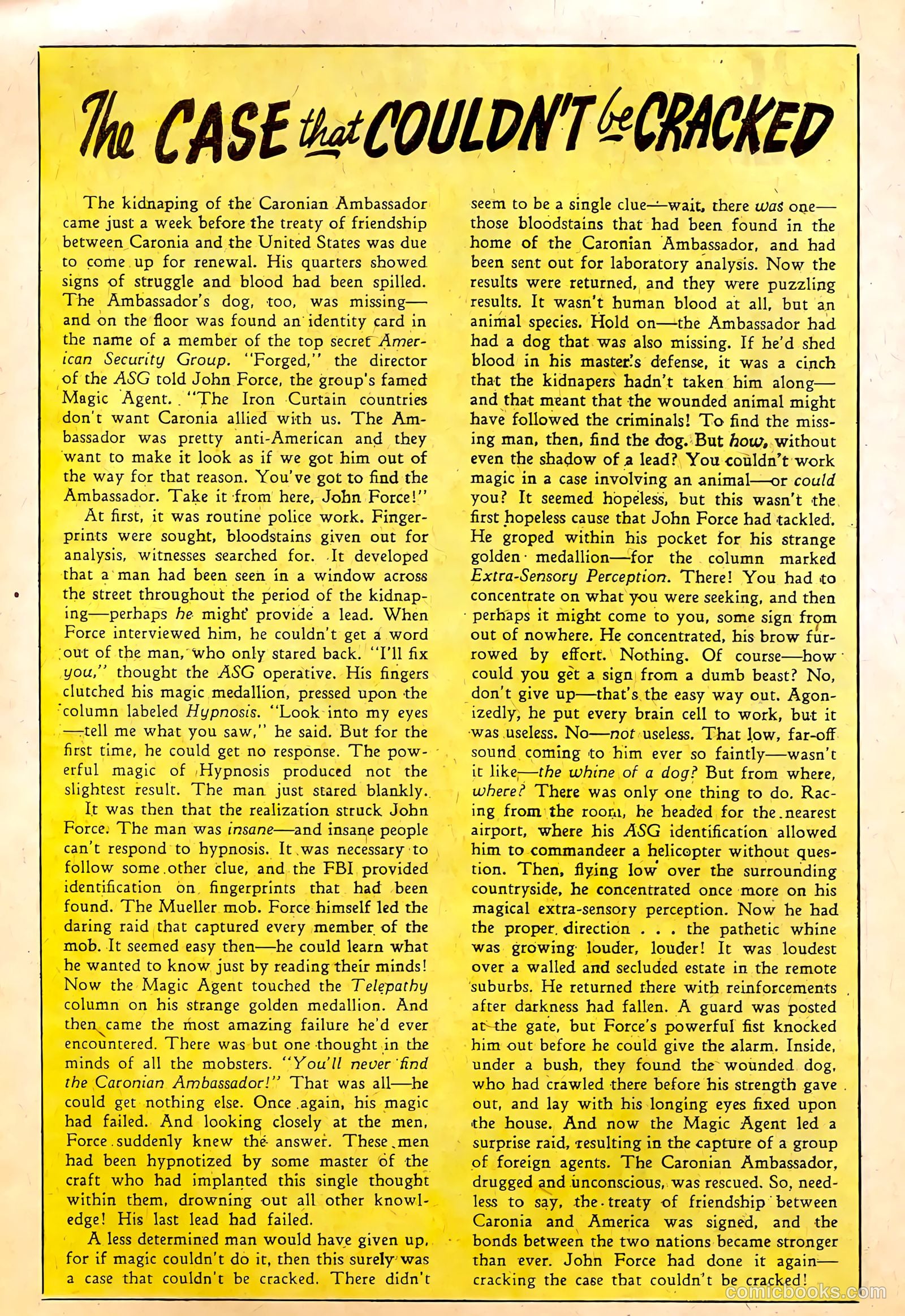 Magic Agent #1 (1961) — page 25 of 35