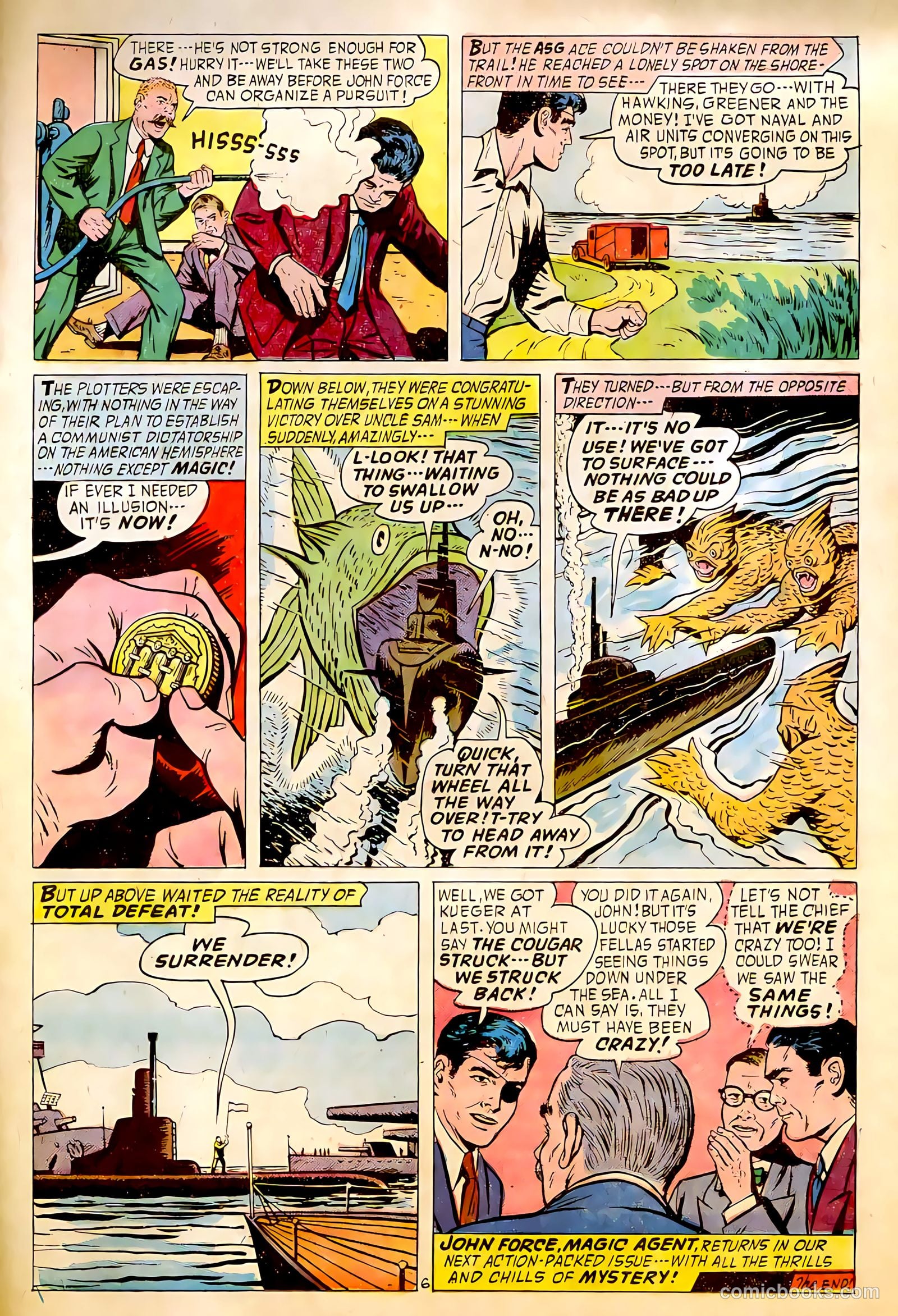 Magic Agent #1 (1961) — page 32 of 35