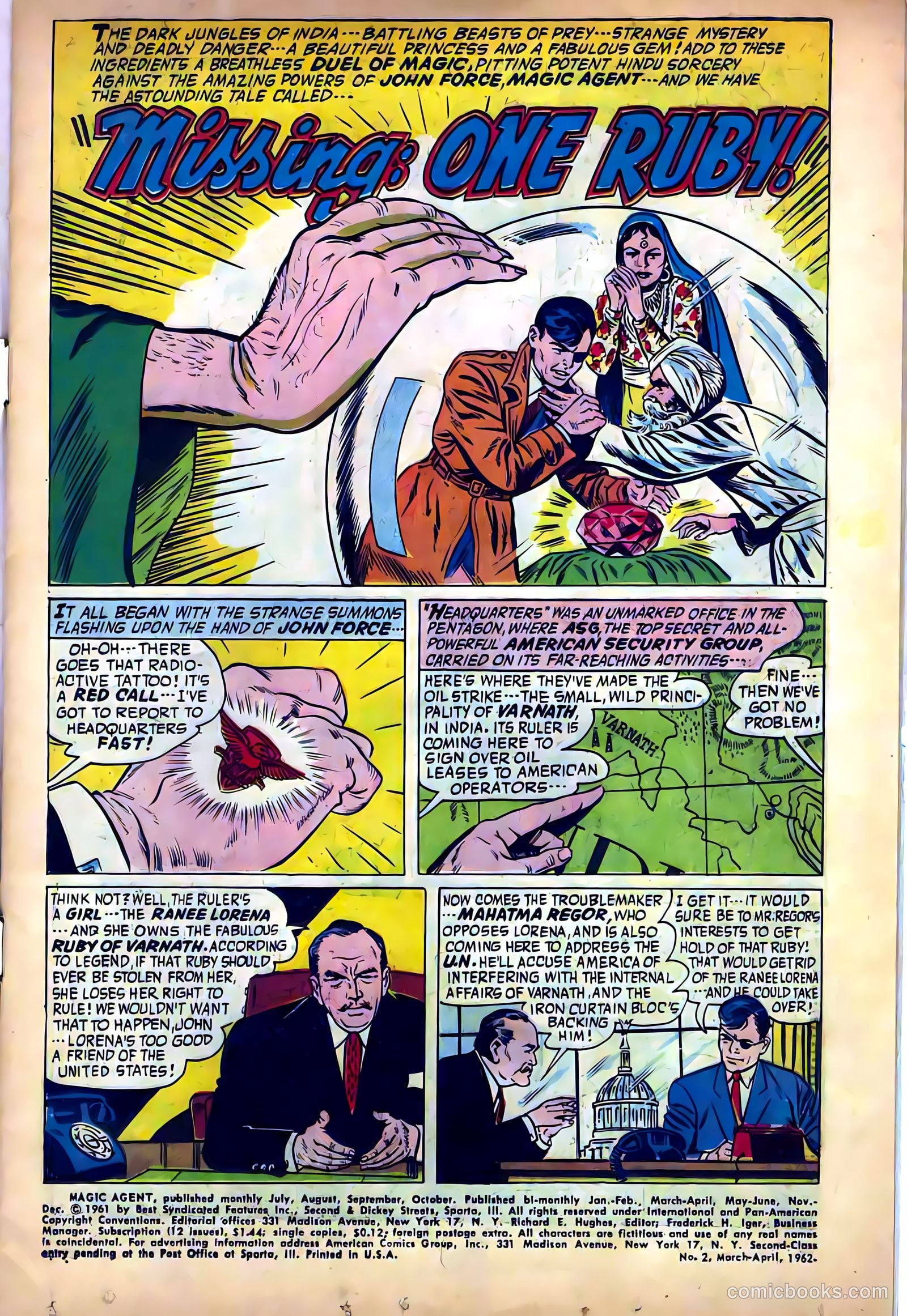 Magic Agent #2 (1962) — page 3 of 36