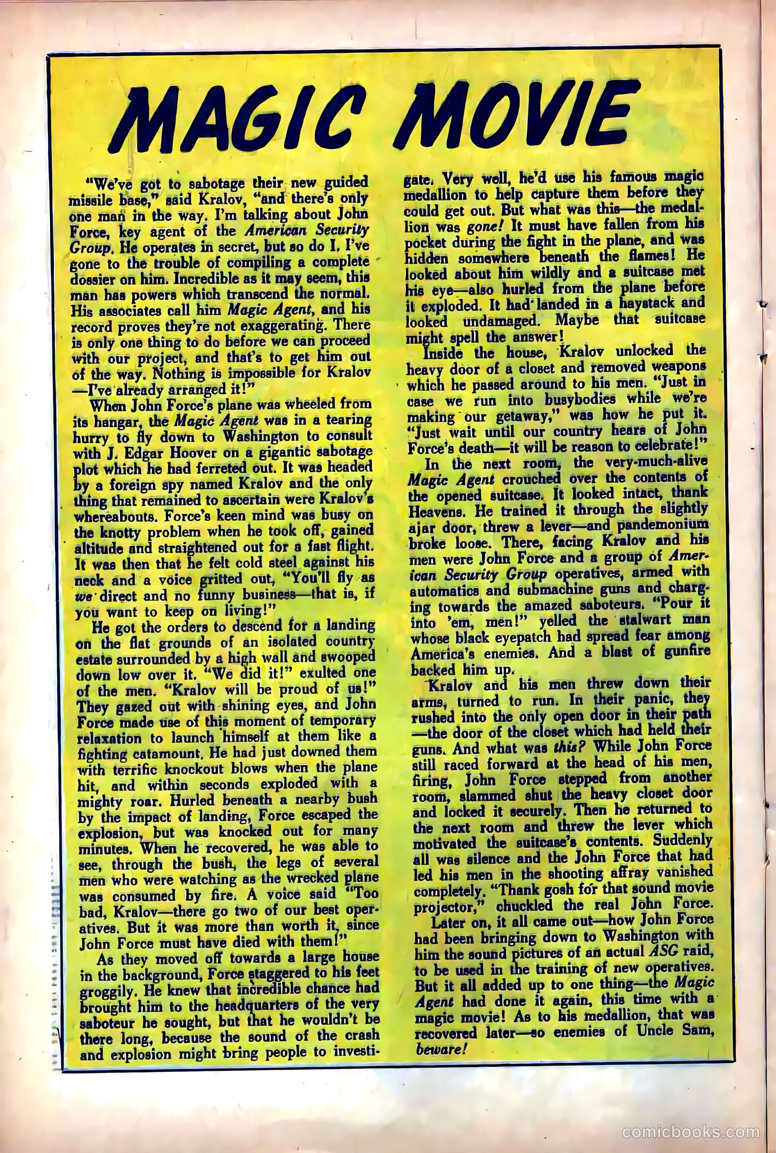 Magic Agent #2 (1962) — page 16 of 36