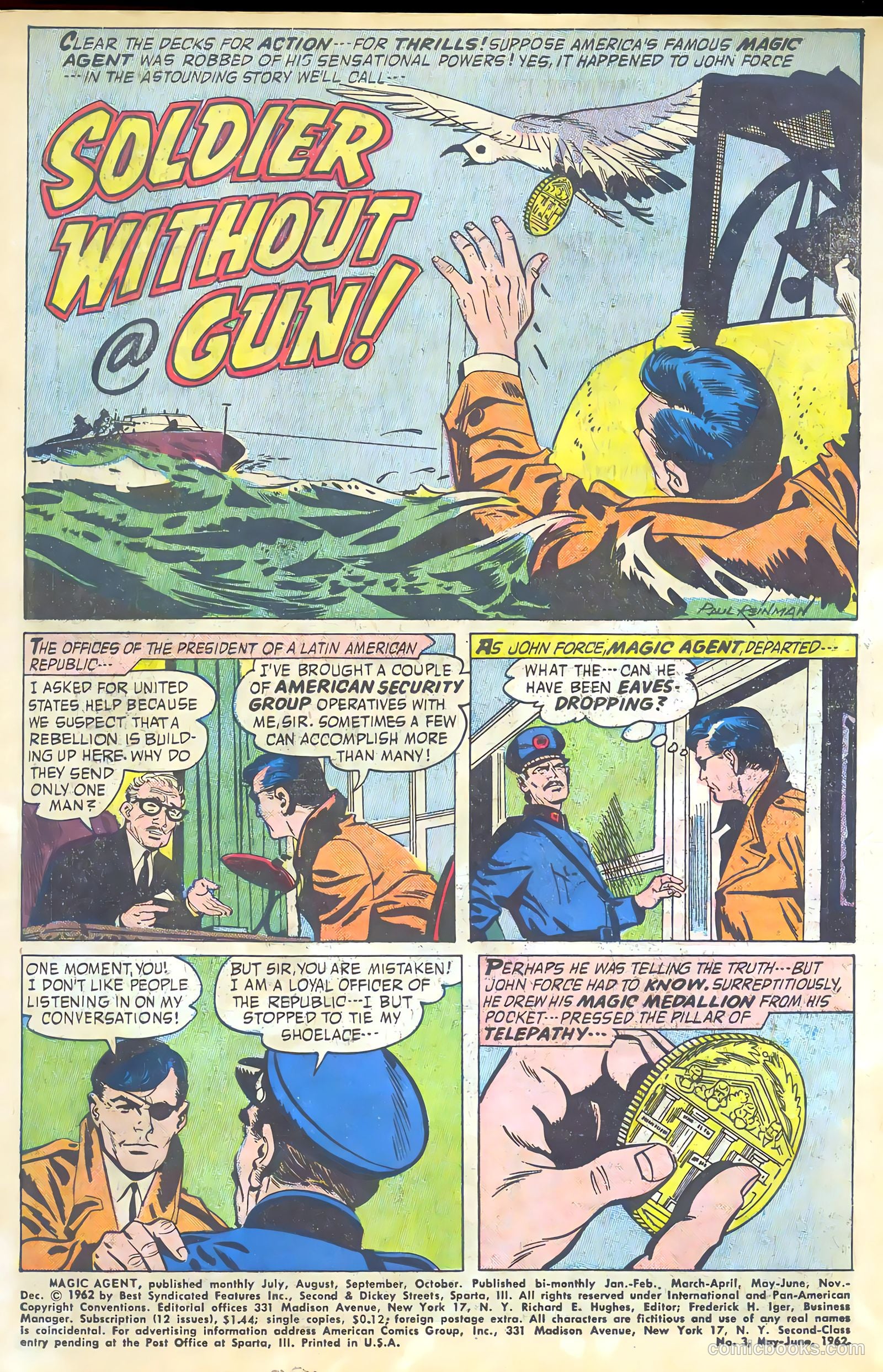 Magic Agent #3 (1962) — page 3 of 36