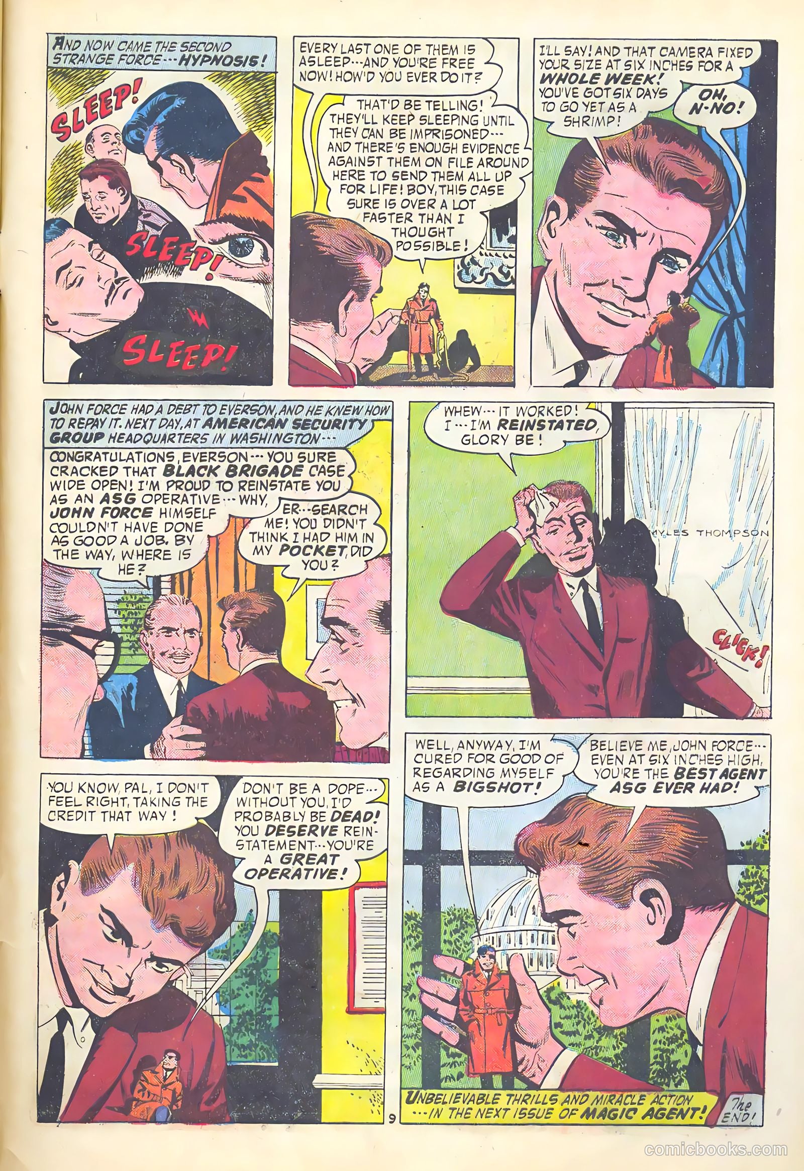 Magic Agent #3 (1962) — page 33 of 36