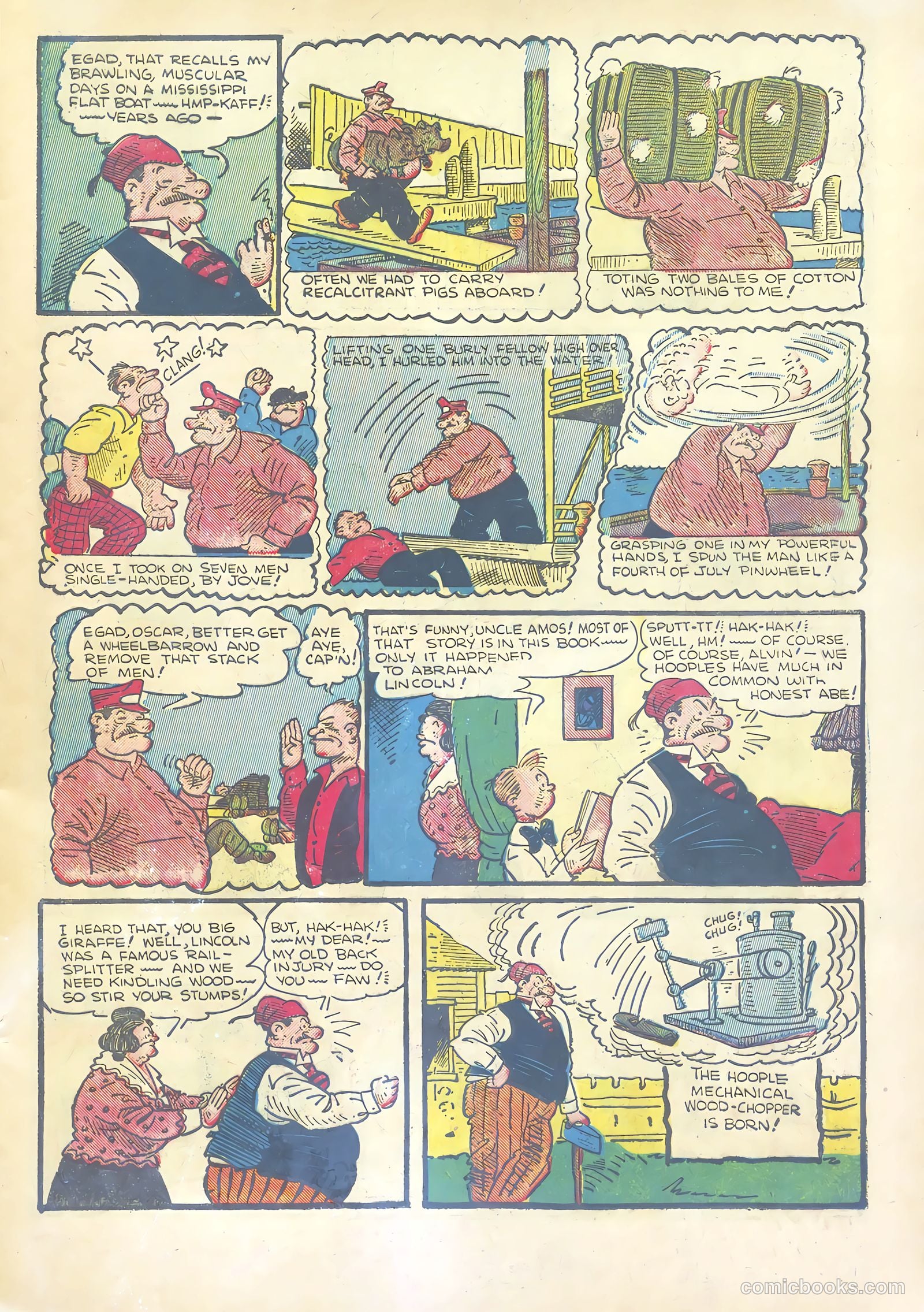 Major Hoople Comics #1 (1943) — page 7 of 68