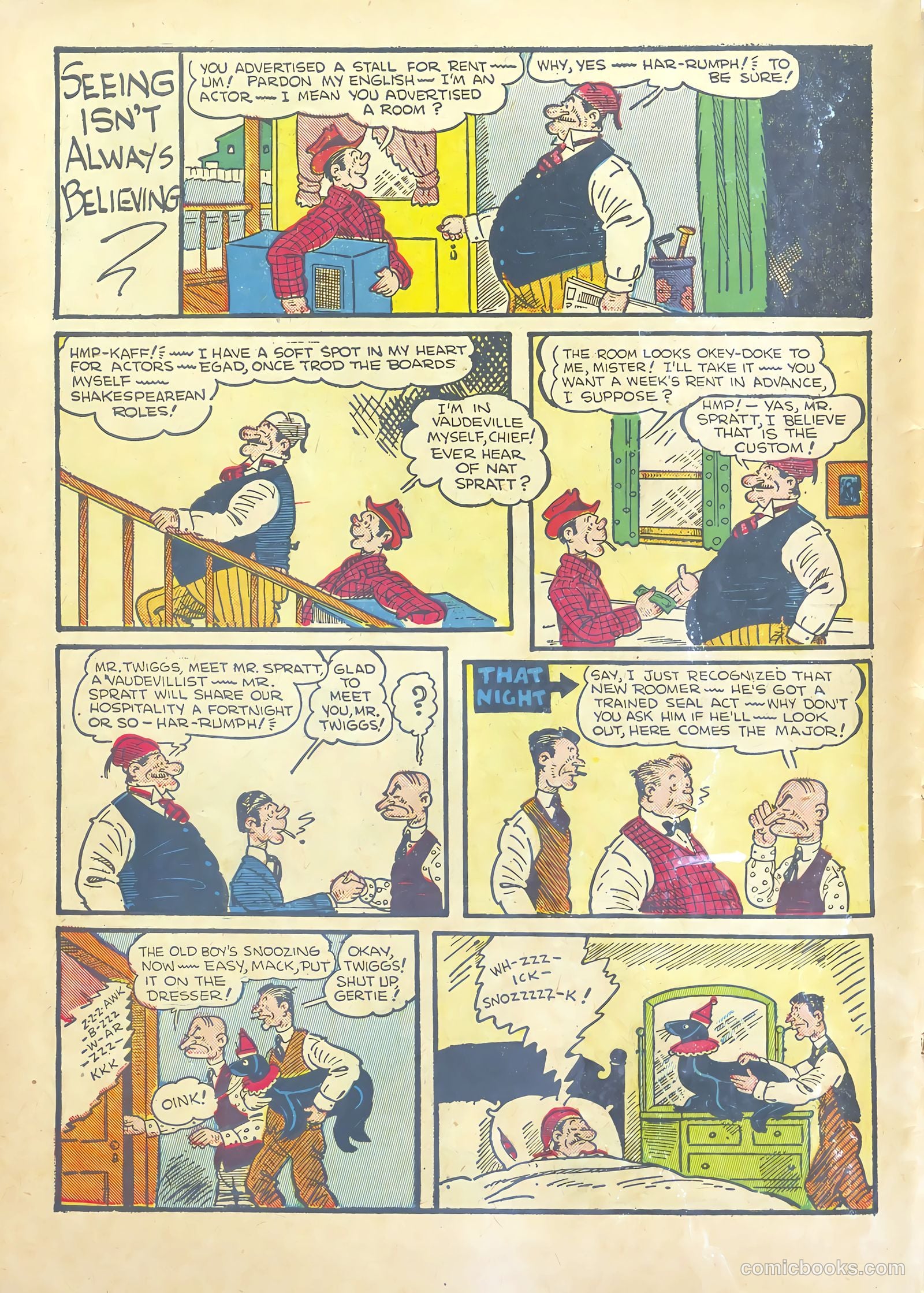 Major Hoople Comics #1 (1943) — page 8 of 68