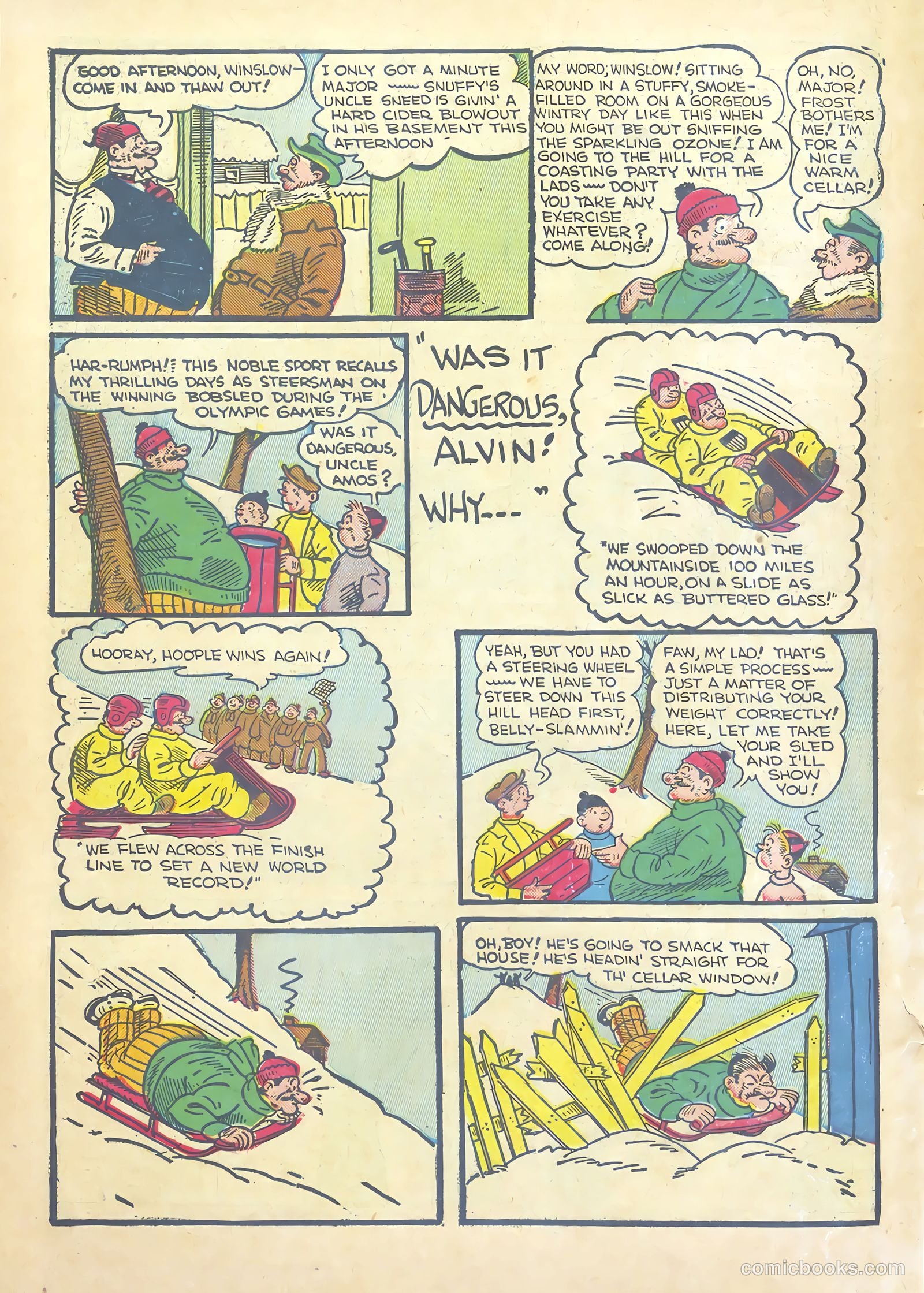Major Hoople Comics #1 (1943) — page 10 of 68