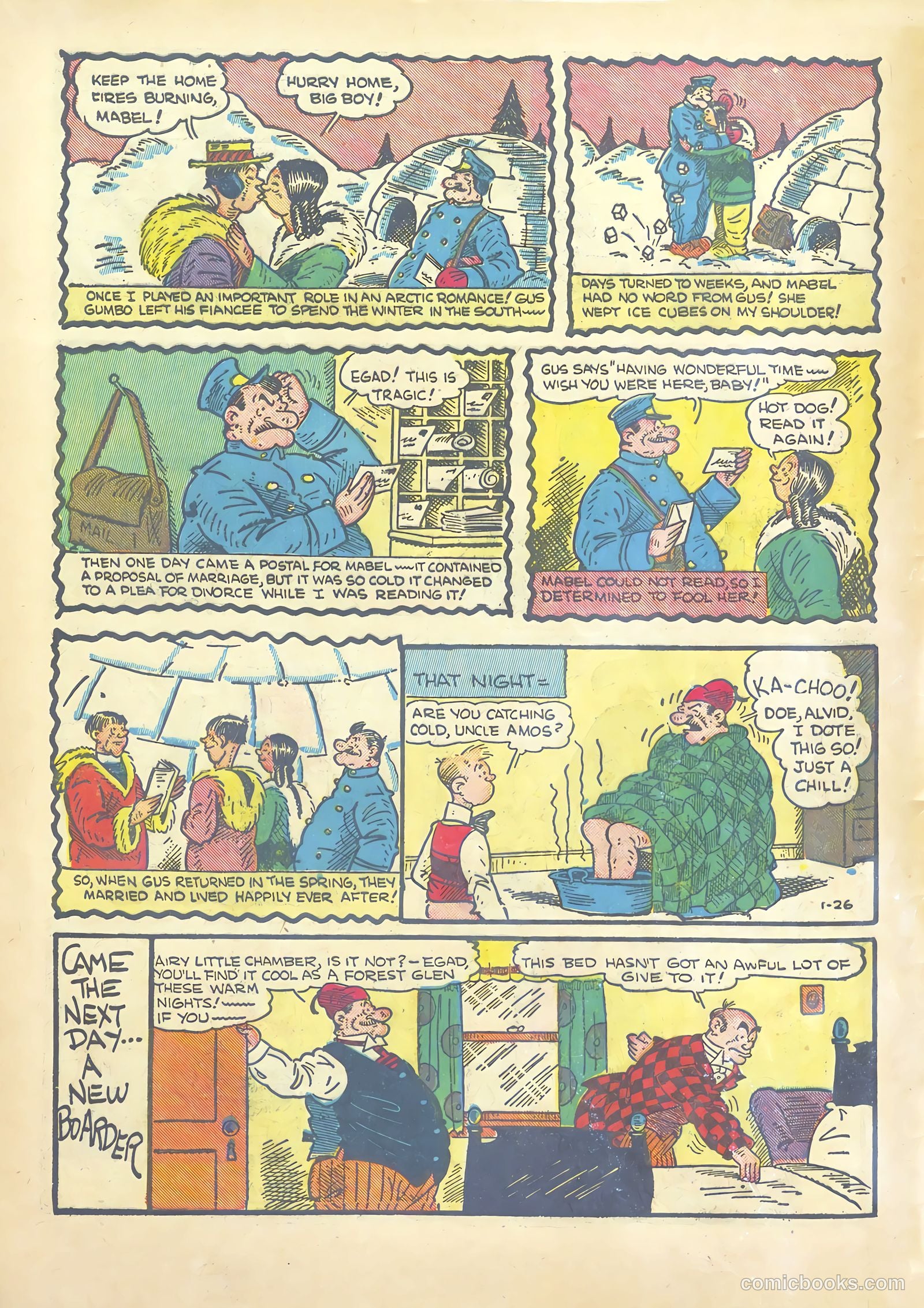 Major Hoople Comics #1 (1943) — page 12 of 68